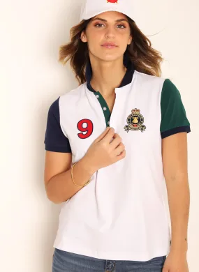 Women's Bicolor Polo Shirt