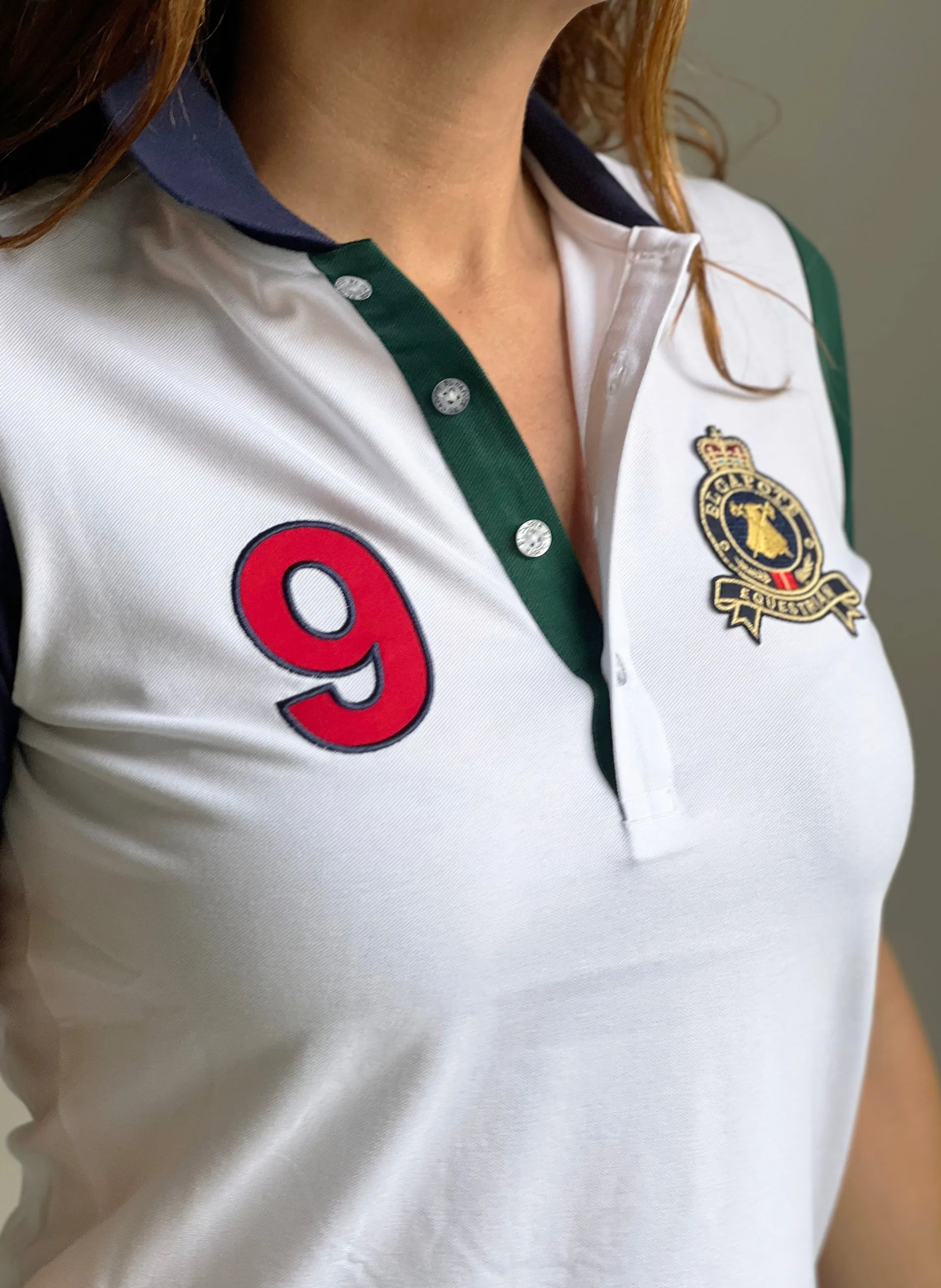 Women's Bicolor Polo Shirt