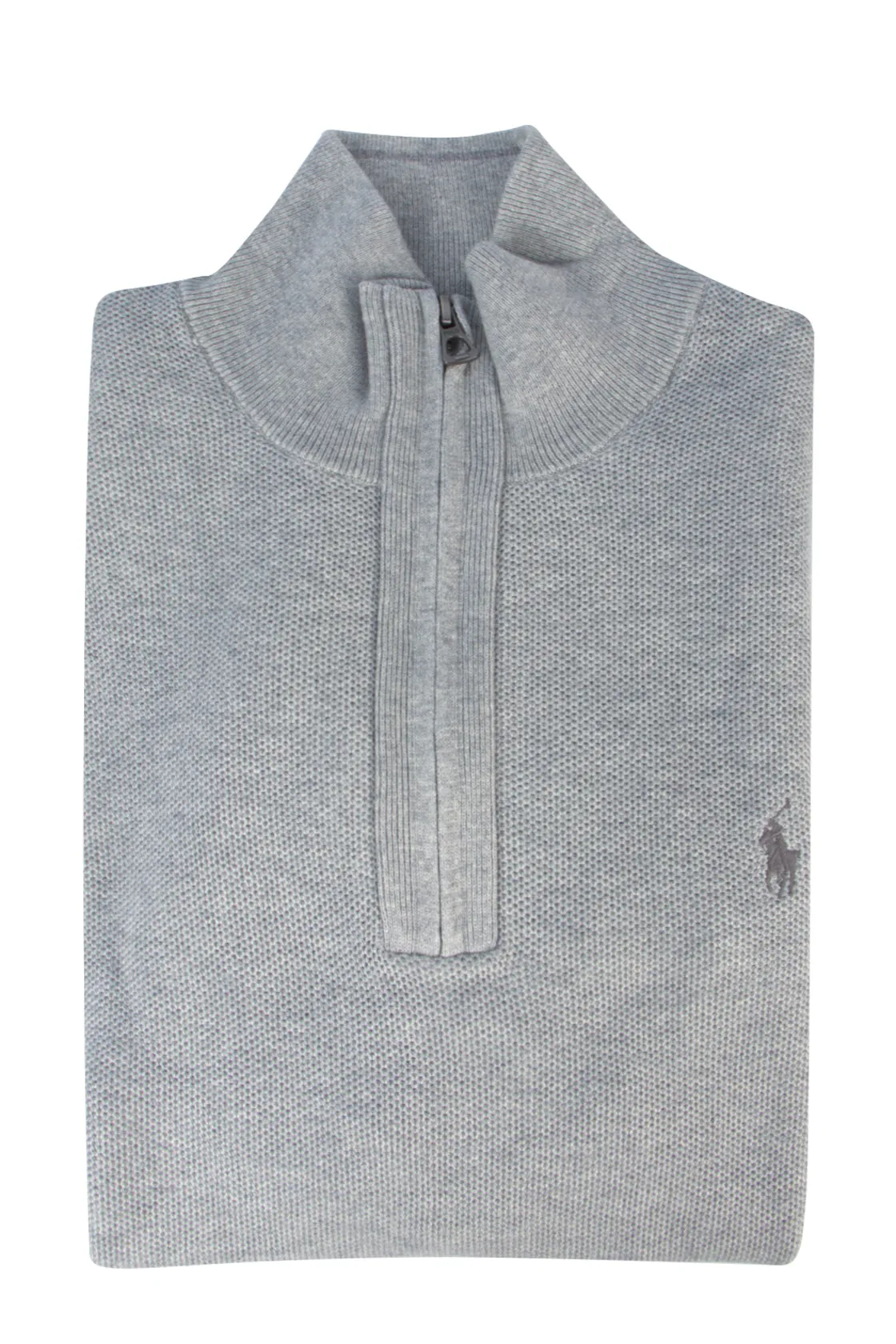 Polo Ralph Lauren Cotton 1/4 Zip Sweat Heather