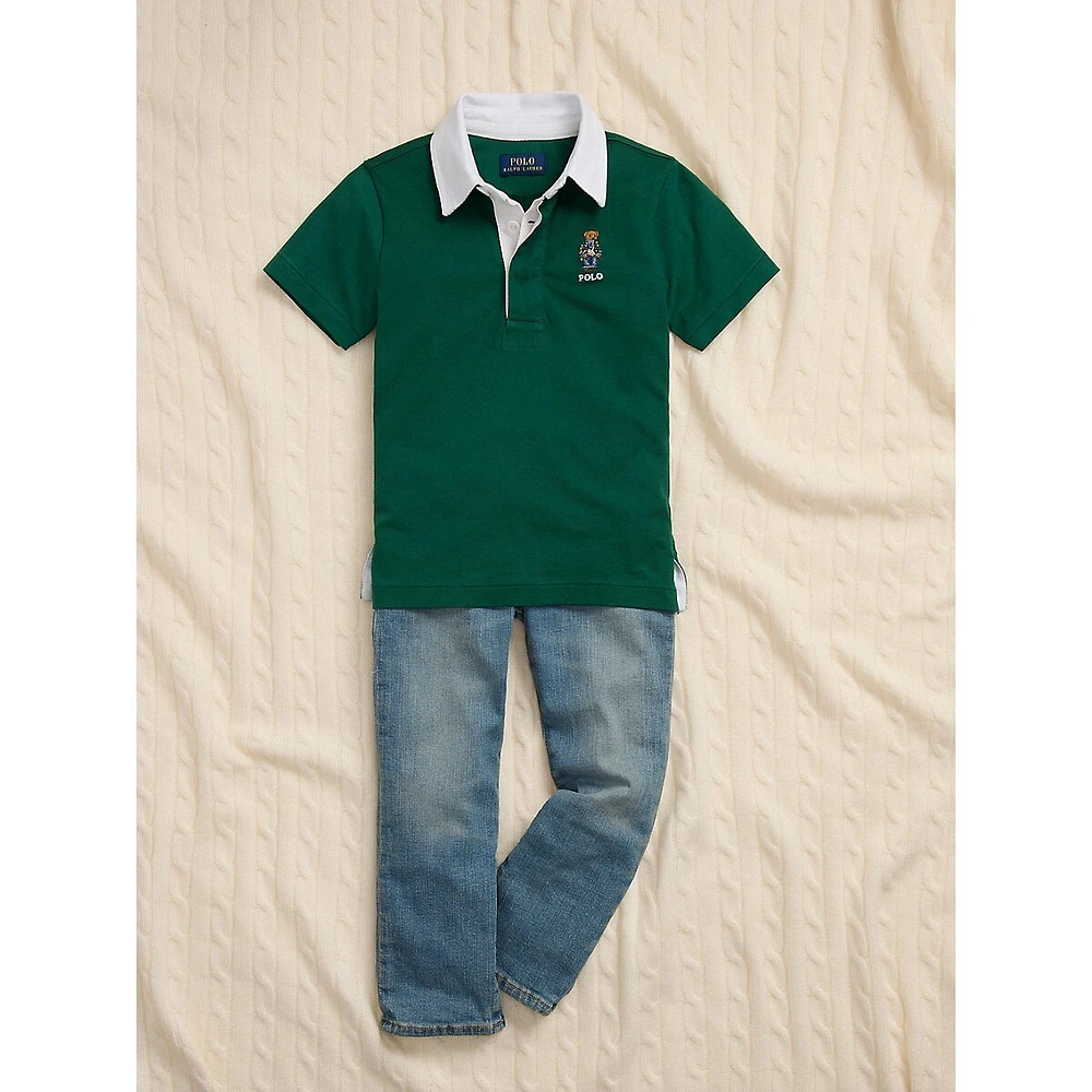 Polo Ralph Lauren Little Boy's Polo Bear Rugby Shirt