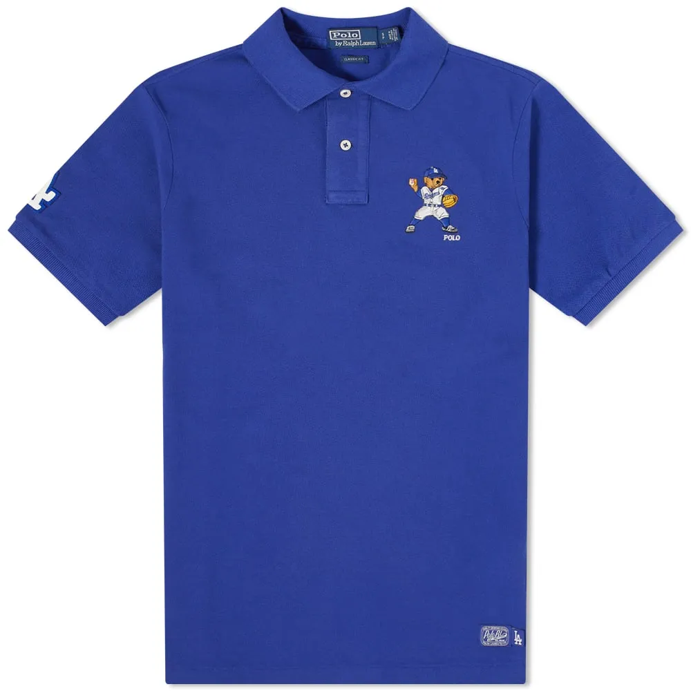 Polo Ralph Lauren Los Angeles Dodgers Bear Polo Shirt Royal