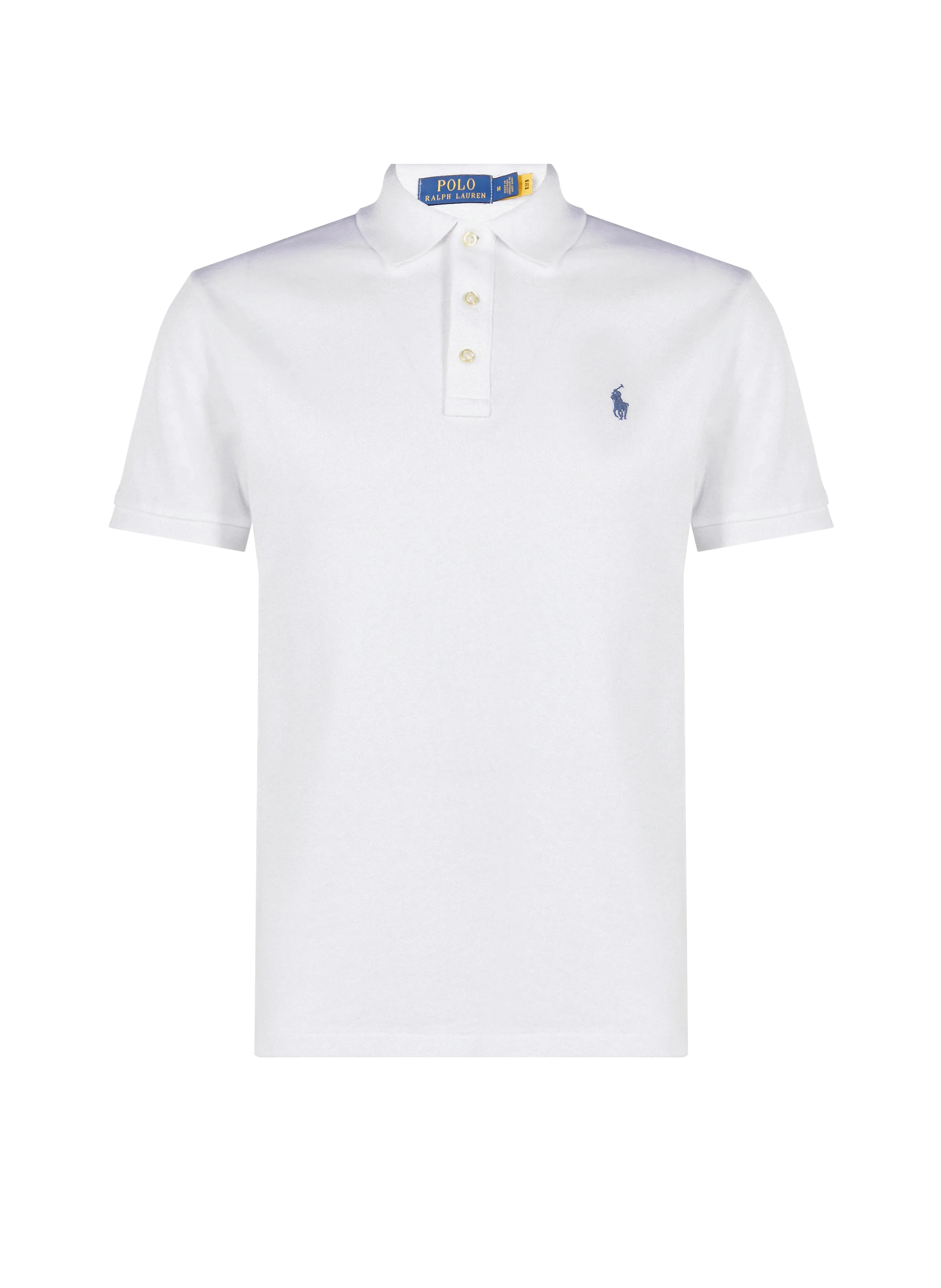 Polo ralph lauren  Slim-fit cotton piqué knit polo shirt - White