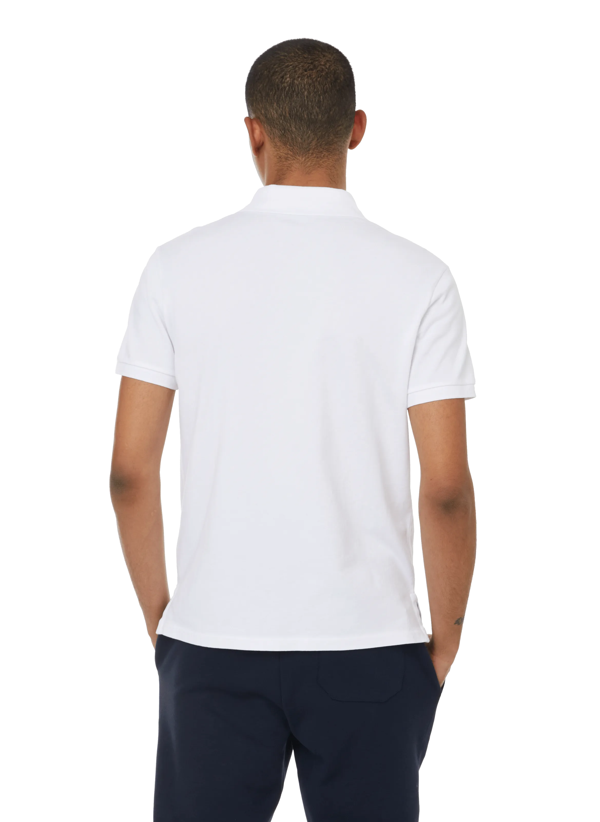 Polo ralph lauren  Slim-fit cotton piqué knit polo shirt - White