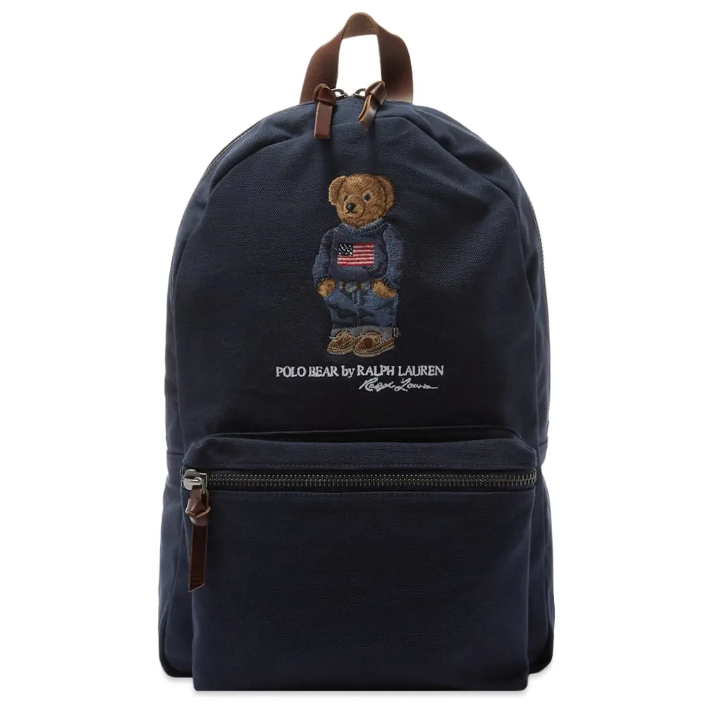 Polo Ralph Lauren USA Bear Backpack Navy