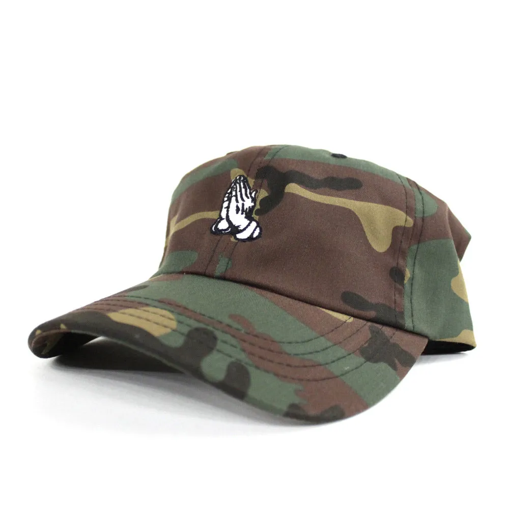 Praying Hands Dad Hat (Camo)