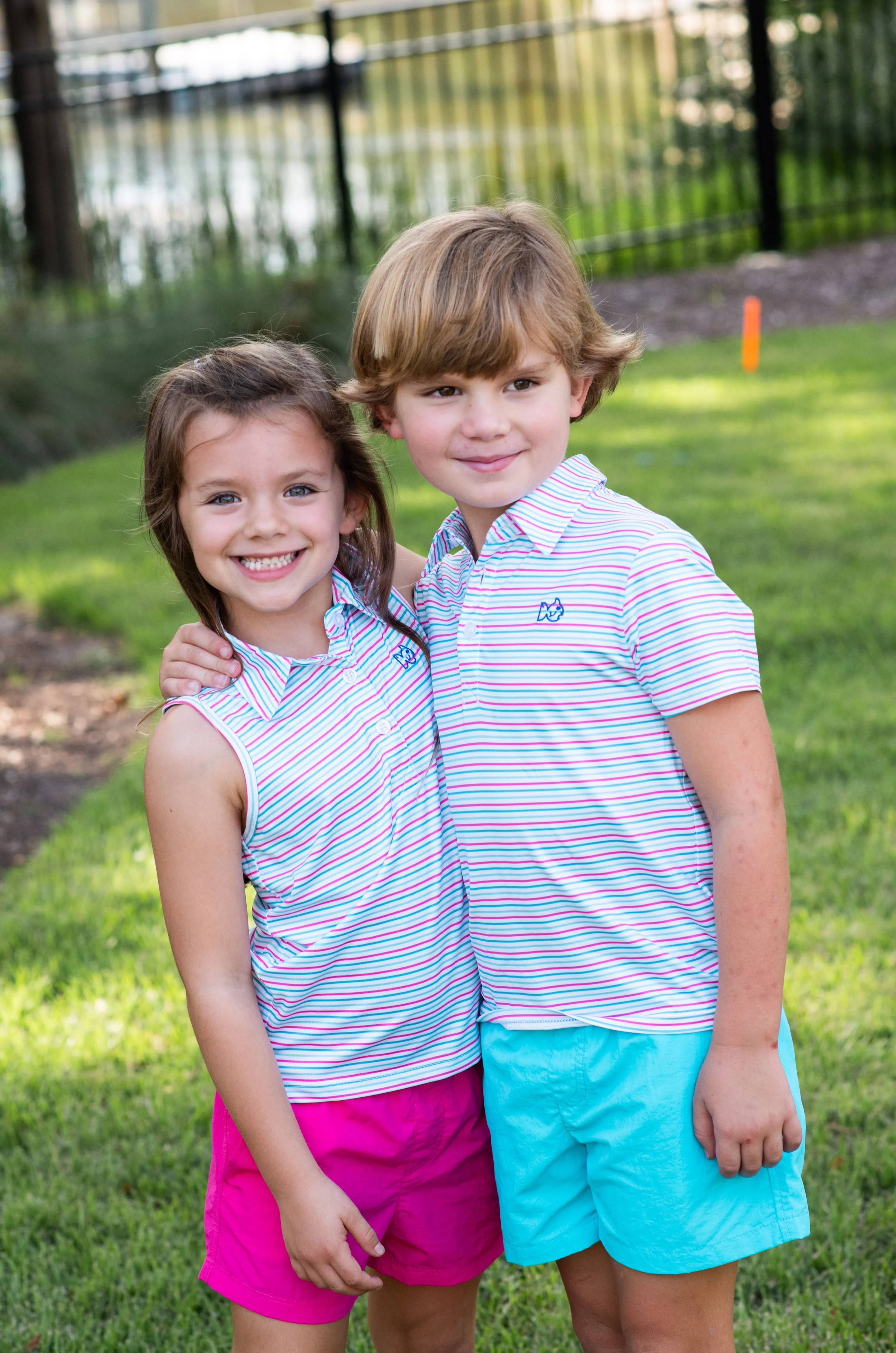 Pro Performance Polo in Candy Stripe