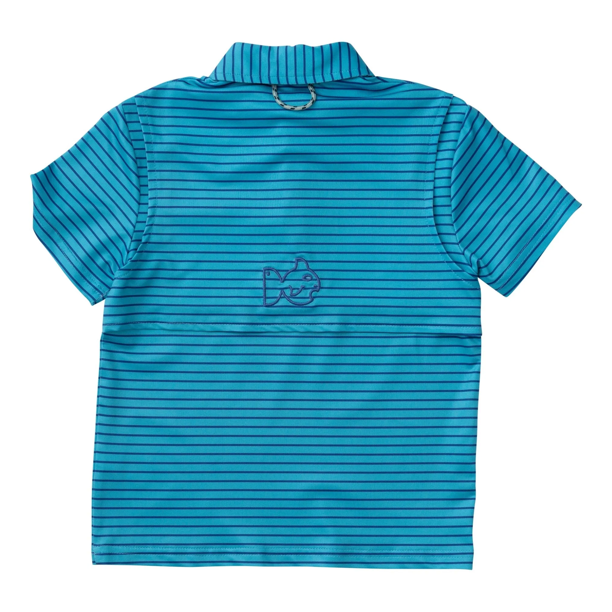 Pro Performance Polo in Scuba Stripe