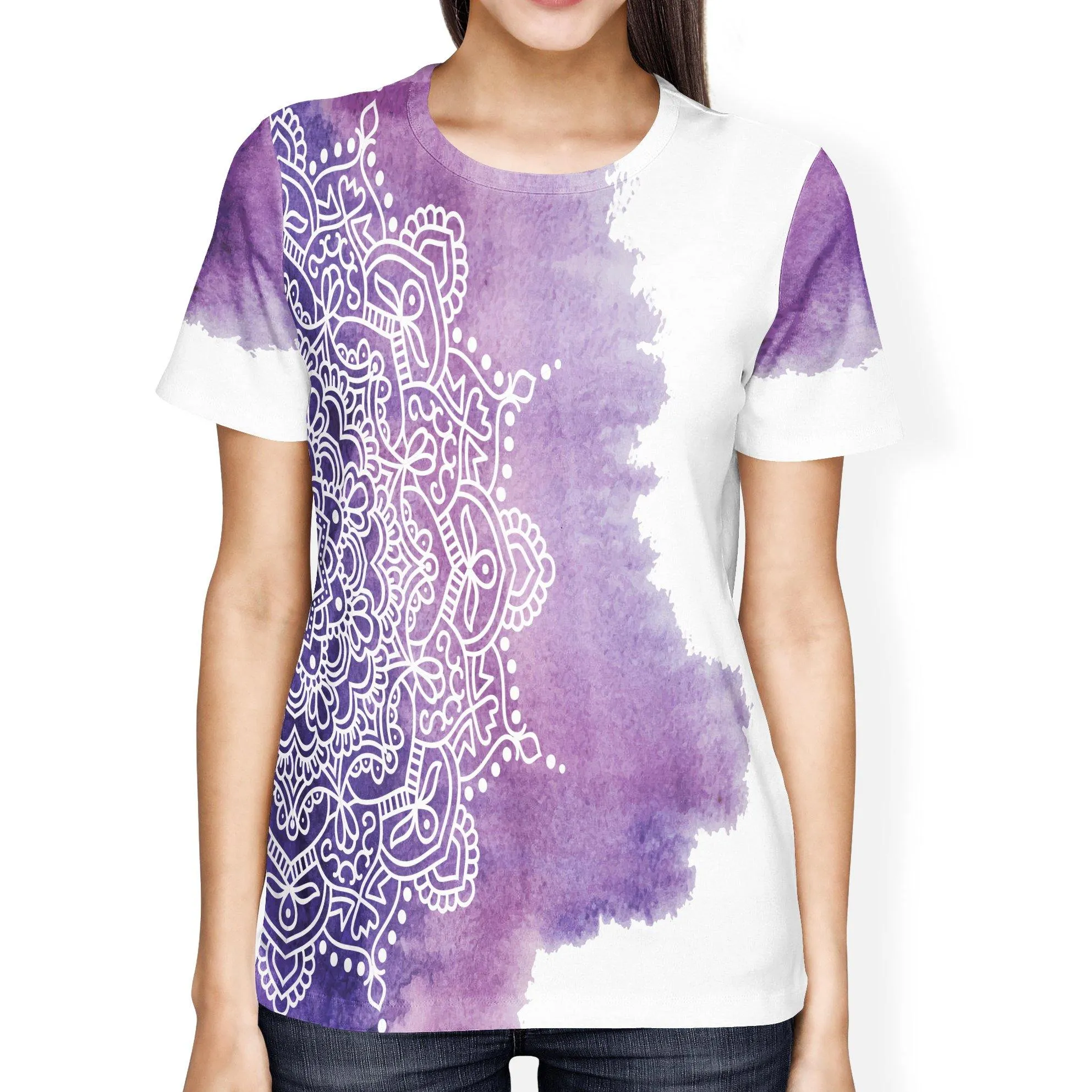 Purple Mandala Ladies' T-shirt