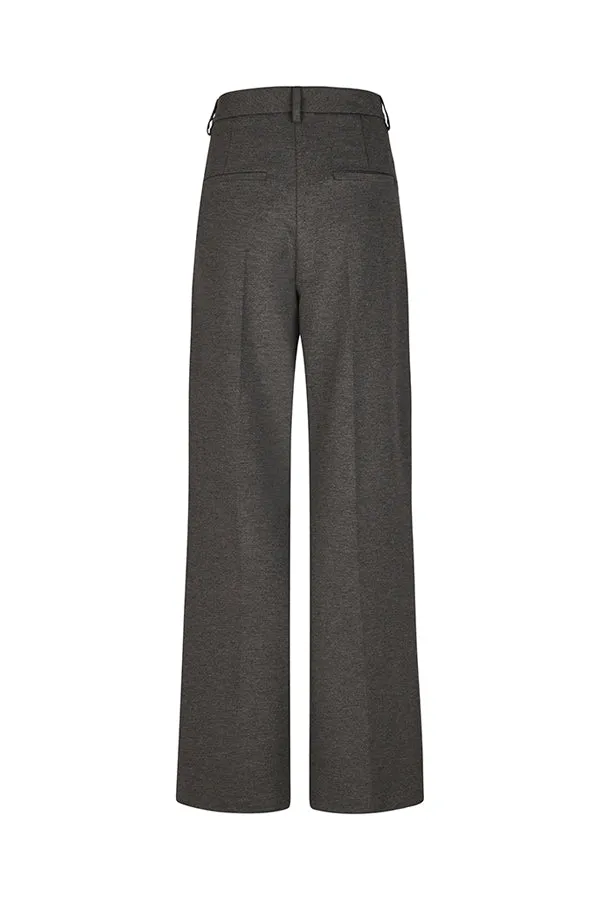 Rabe & LecomteBLACK HIGH WAISTED WIDE LEG TROUSERS