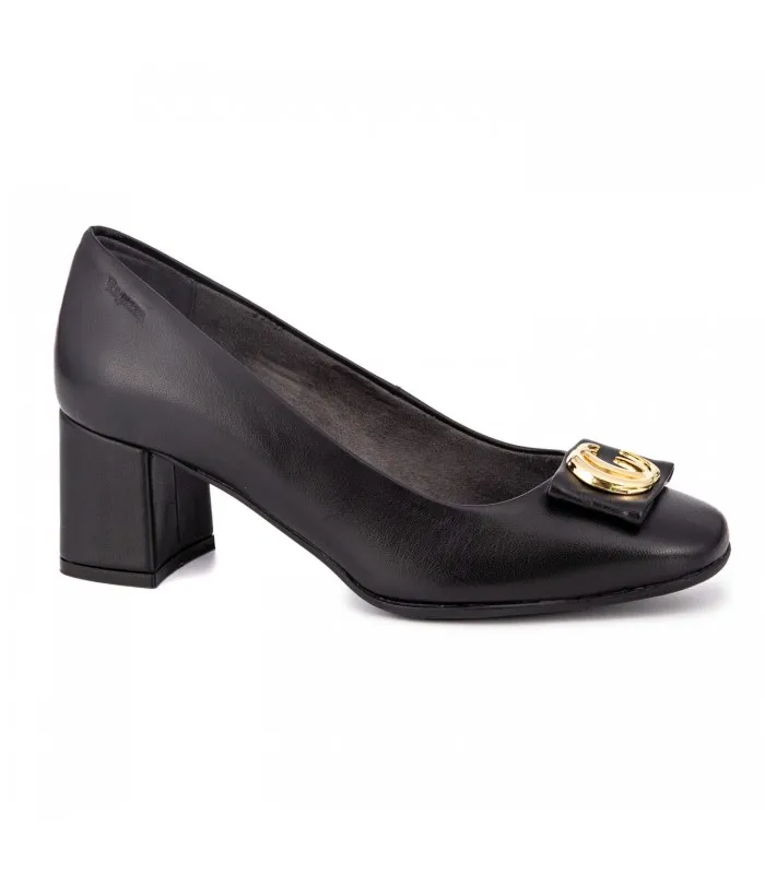 Ragazza Leather Heels- Black 043