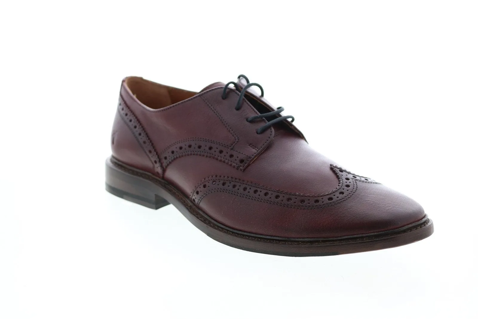 Red Wingtip Brogue Oxfords