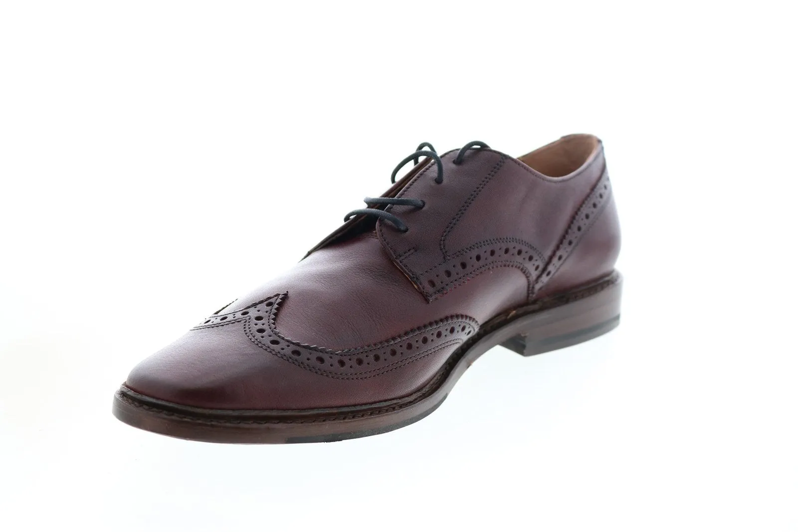 Red Wingtip Brogue Oxfords