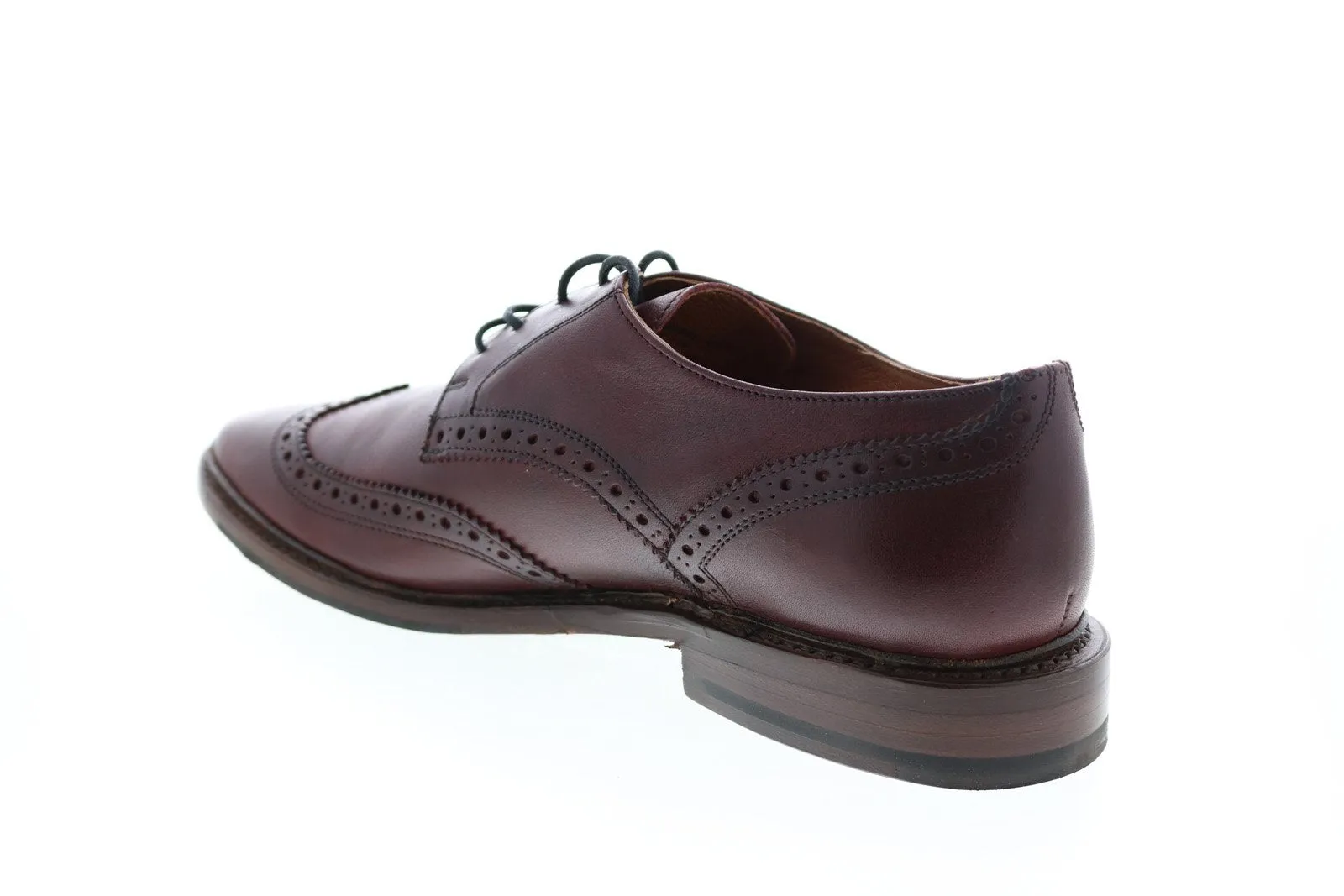 Red Wingtip Brogue Oxfords