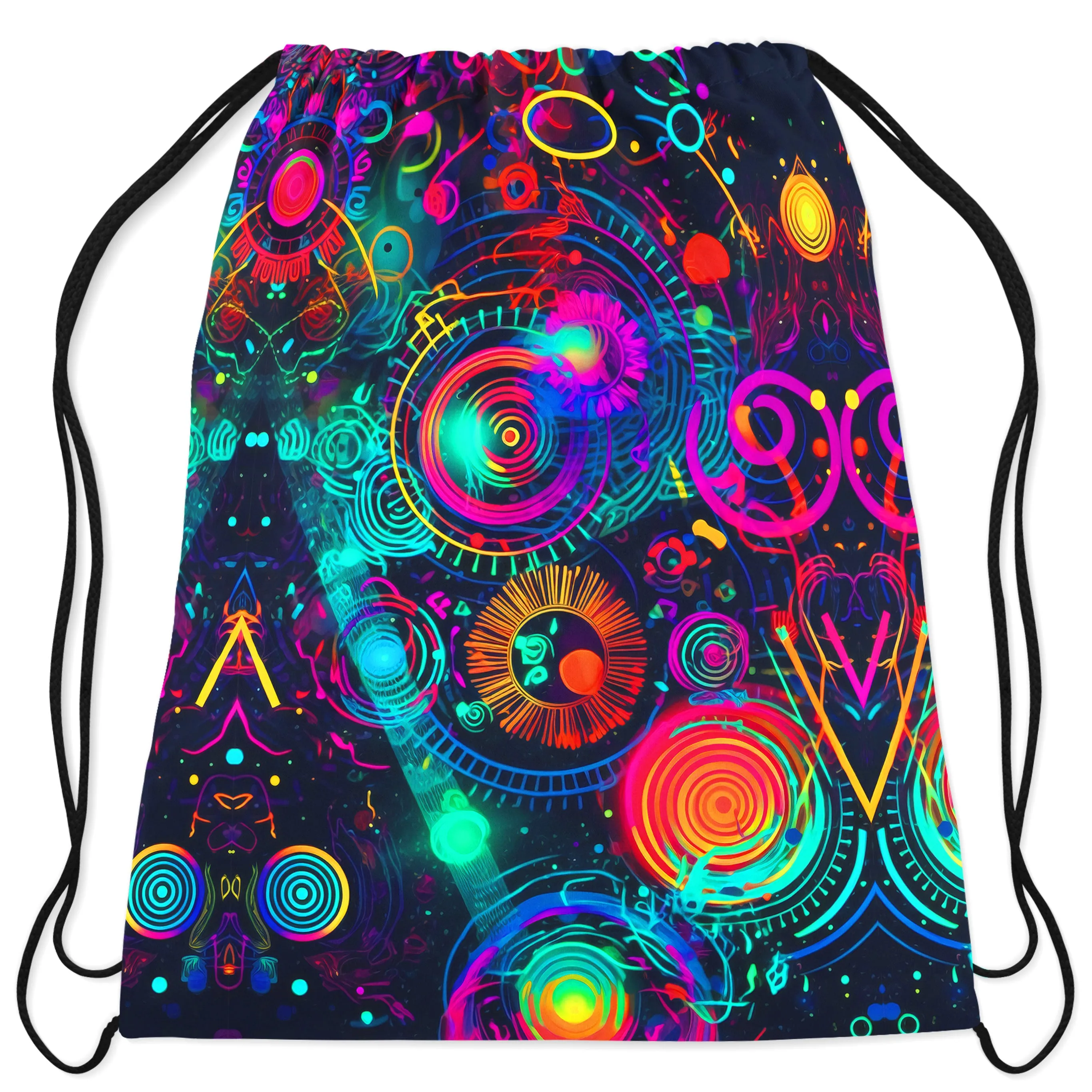 Retro Trip Drawstring Bag