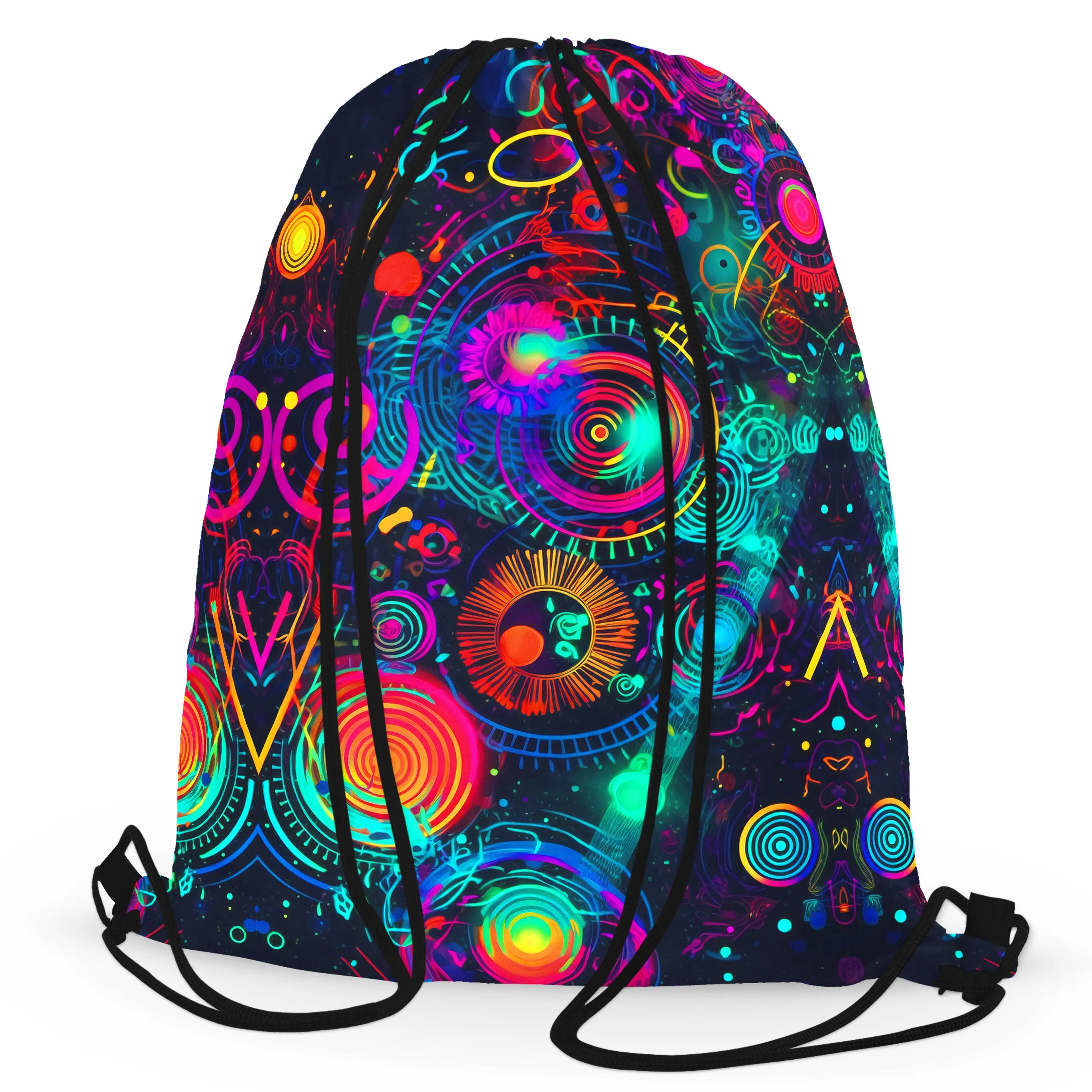 Retro Trip Drawstring Bag