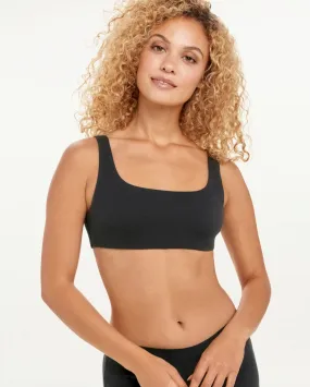 Rib Cotton Bra