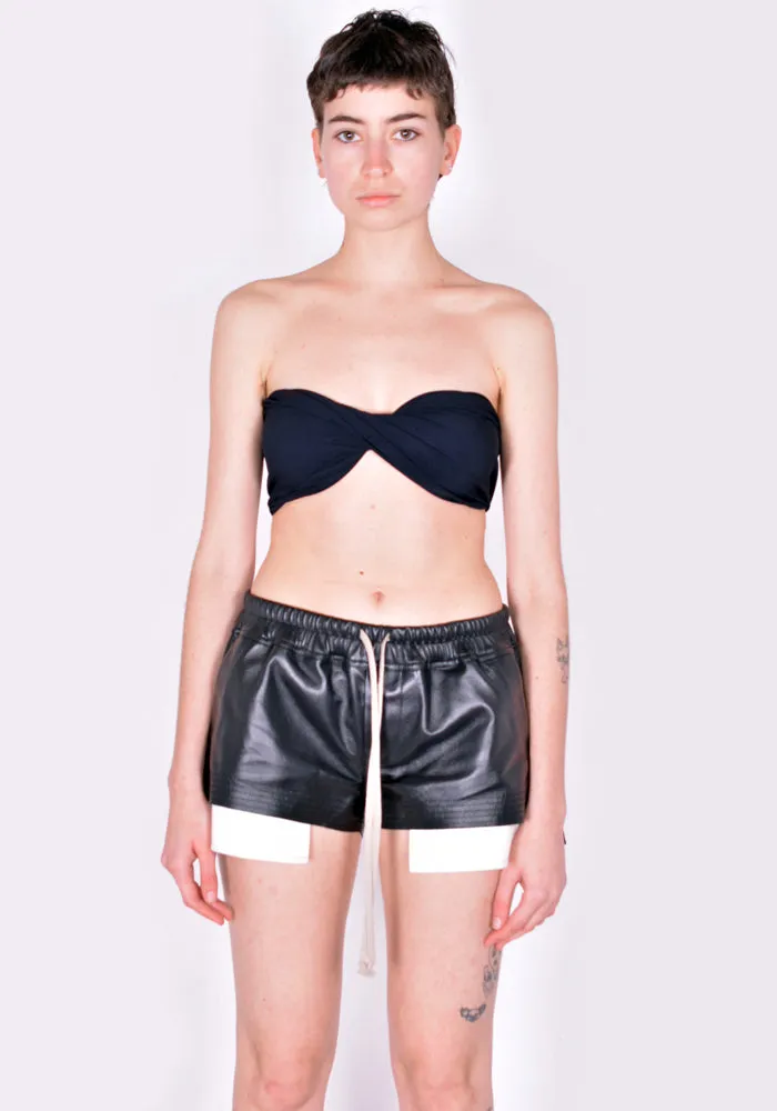 RICK OWENS RO01B4158 W 09 SWIMMER BRA  BLACK