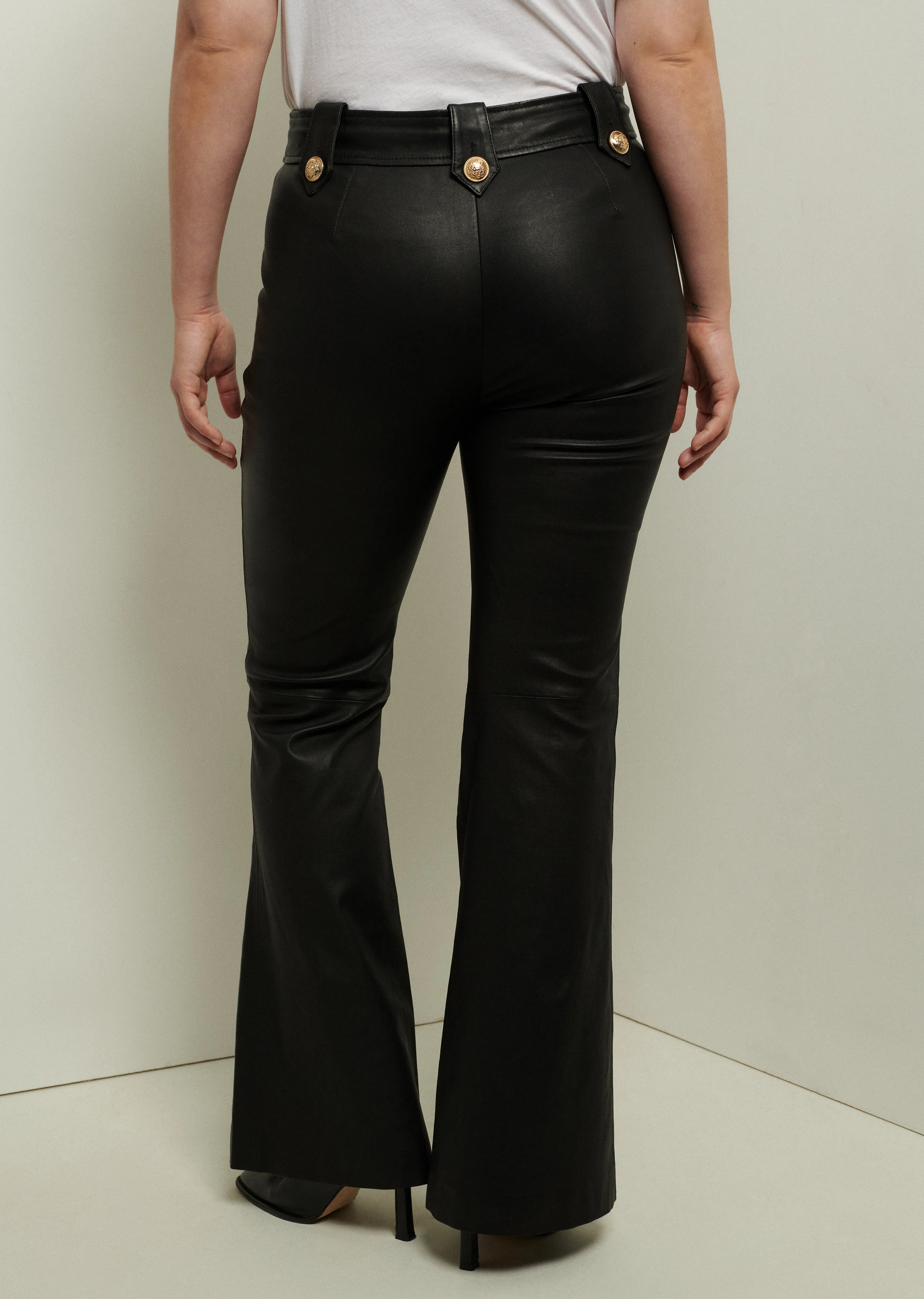 Robertson Flare Trousers - Black