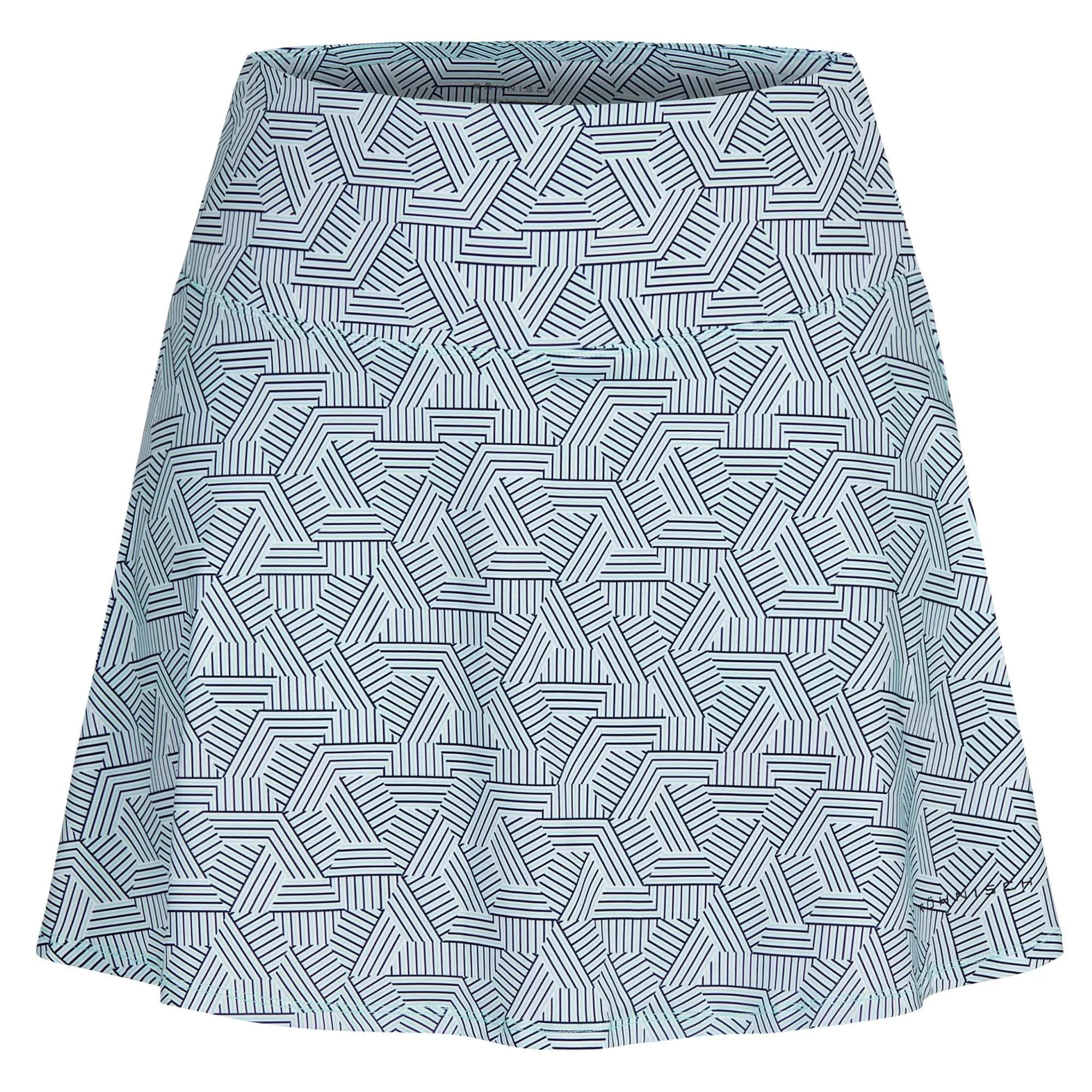 Hexagon Mint Regular Golf Skort for Women