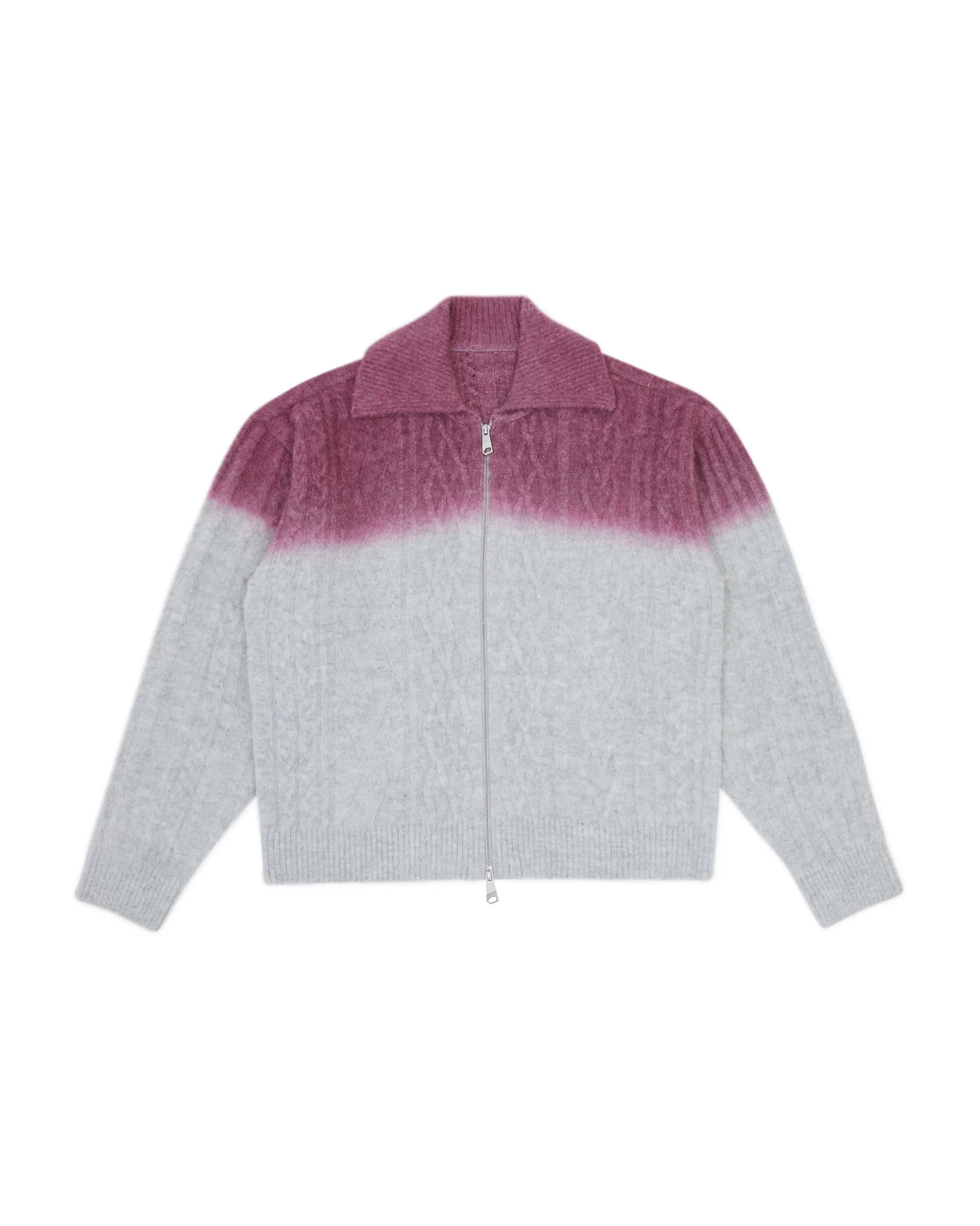 Rowy knit zip-up