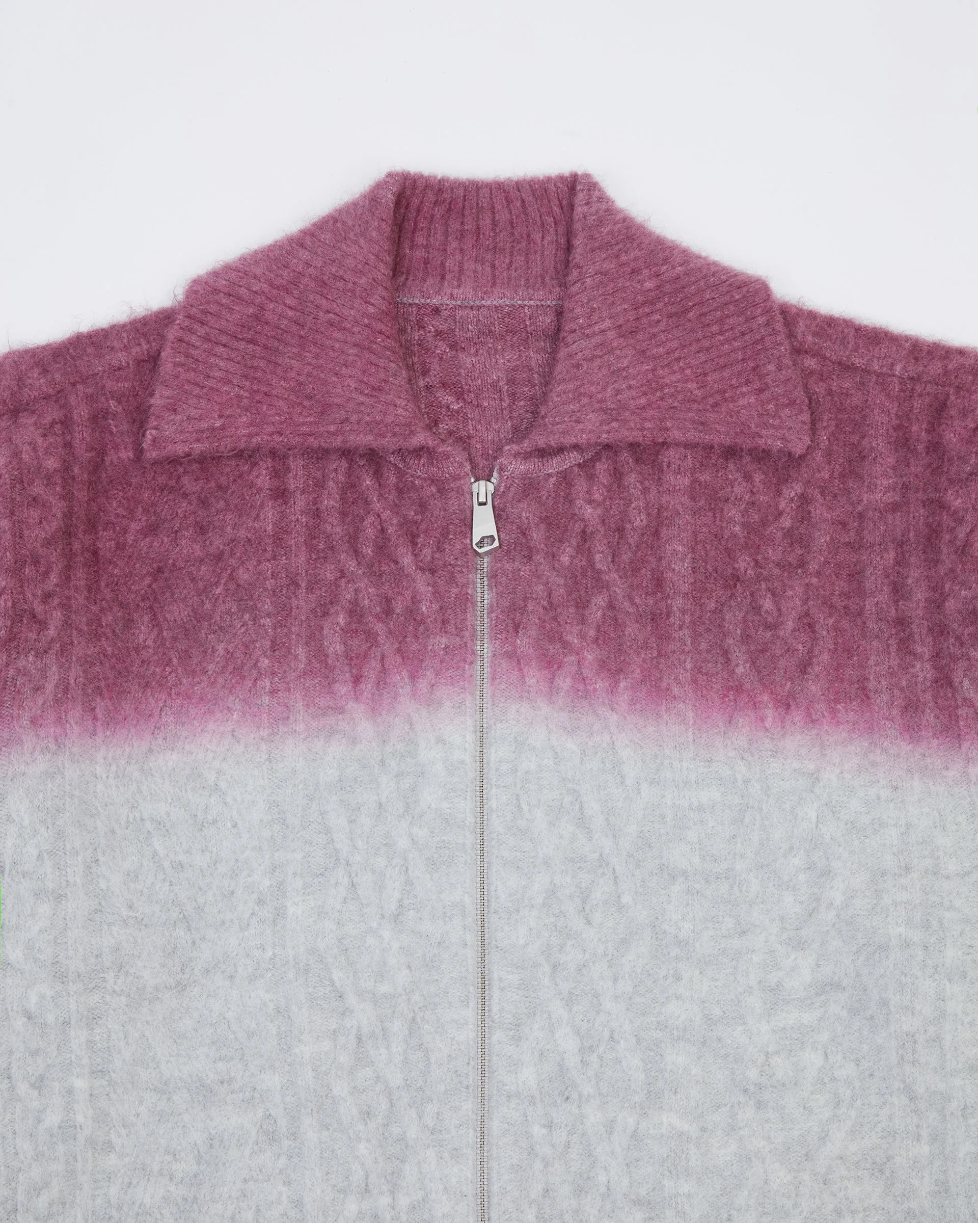 Rowy knit zip-up