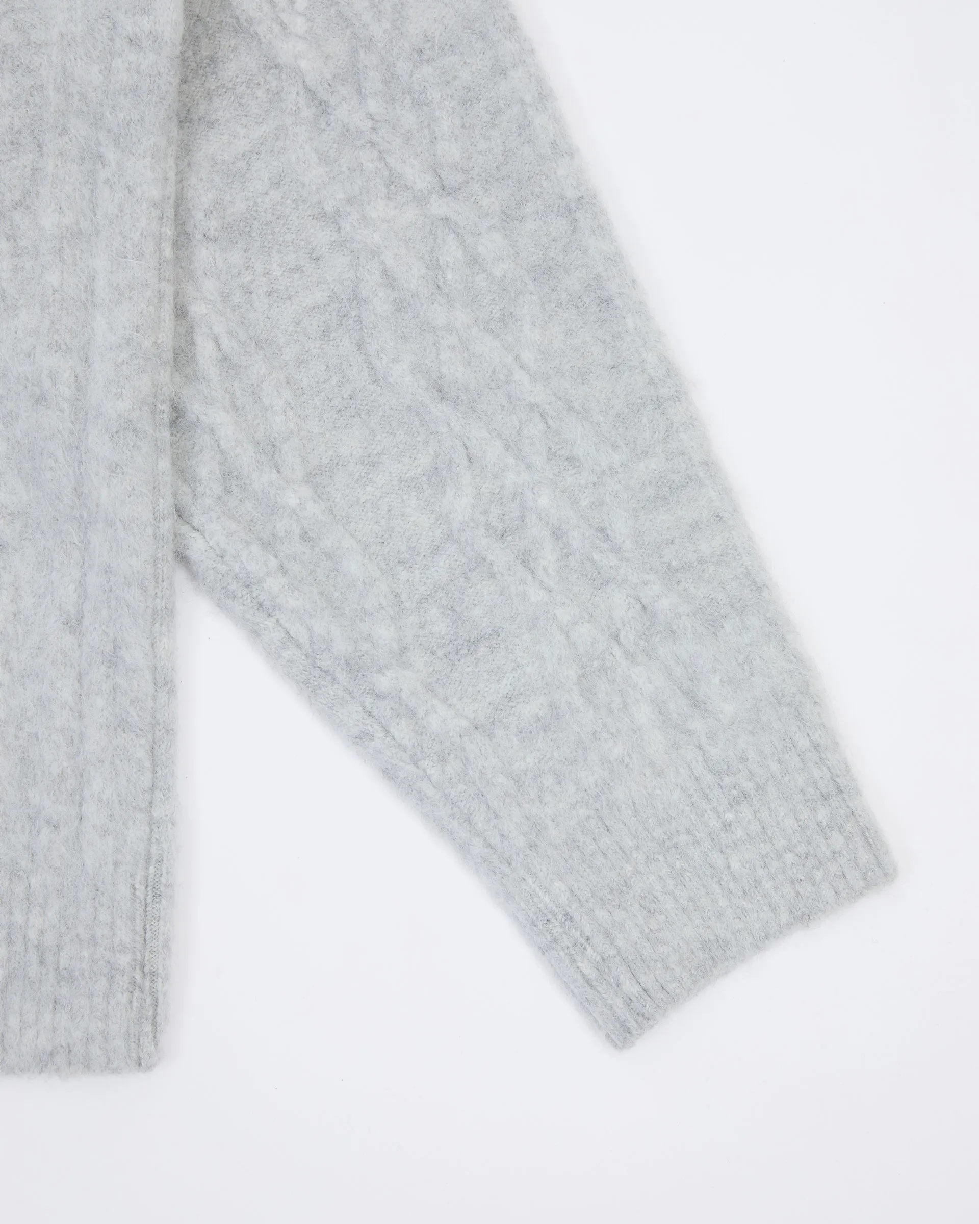 Rowy knit zip-up