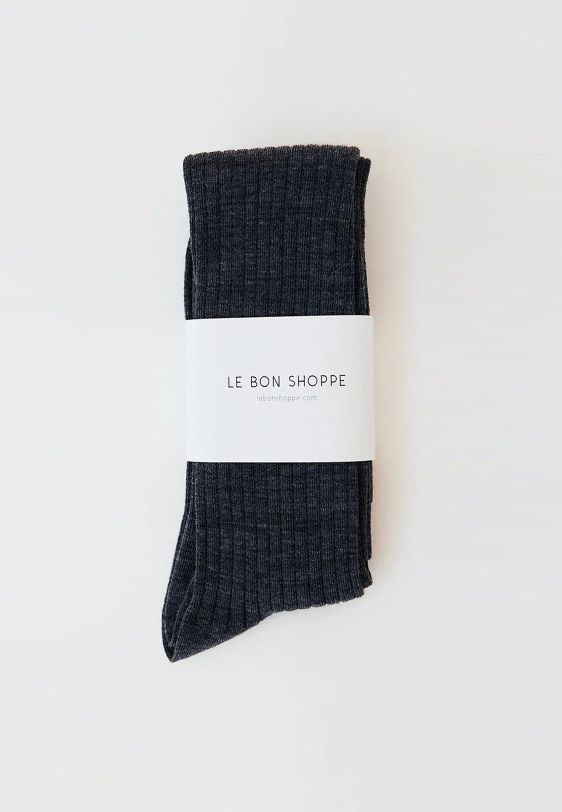 School Girl Socks - Charcoal Melange