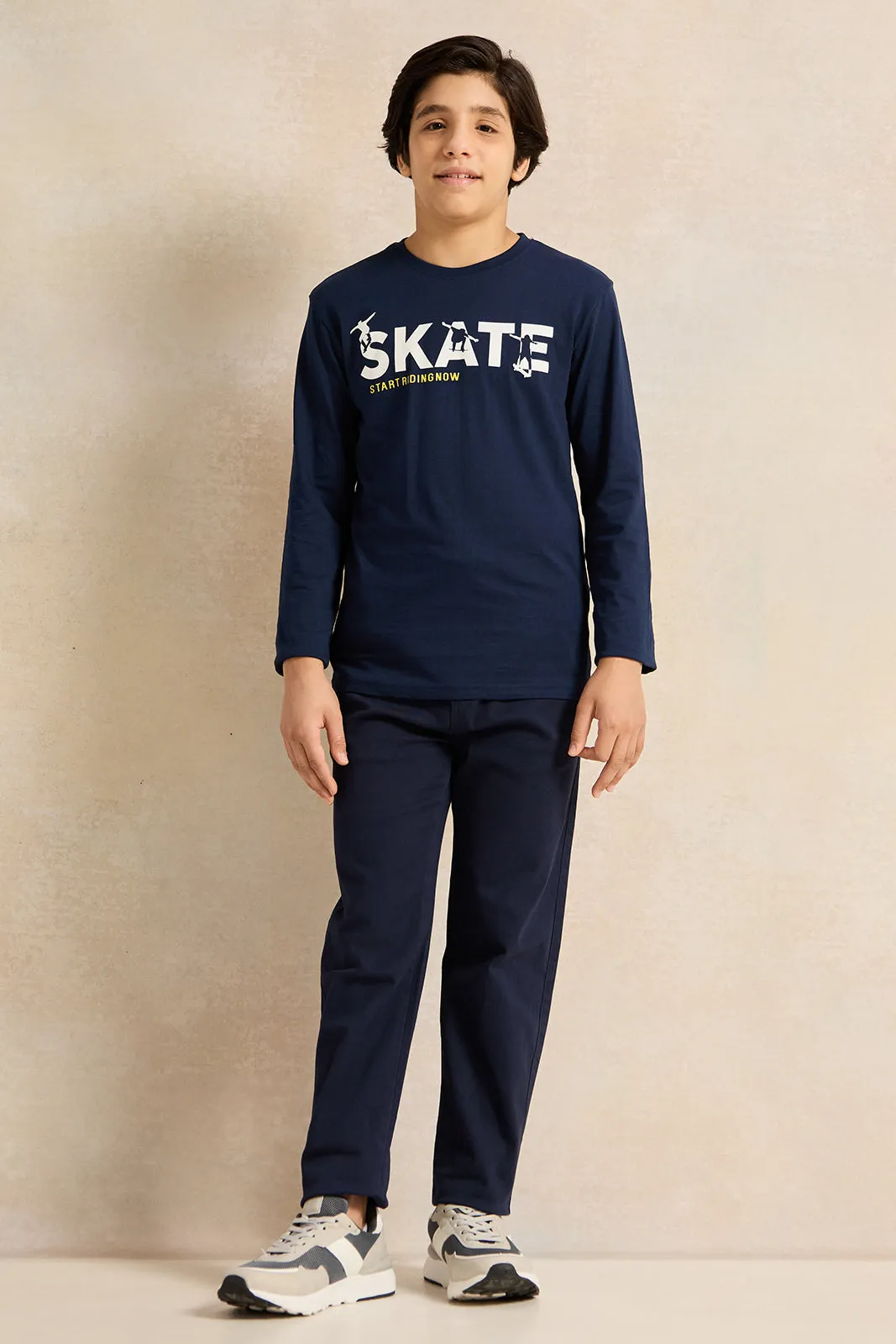 Senior Boys Navy Trousers