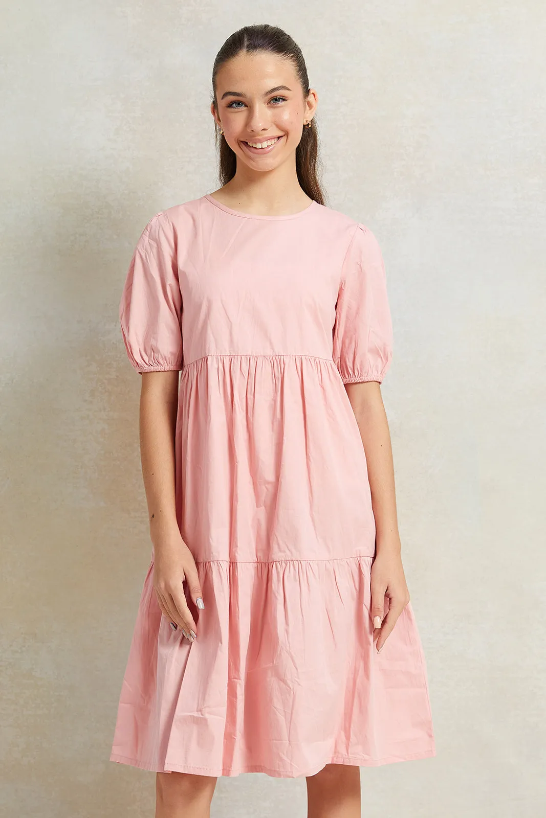 Senior Girls Pink  Dress