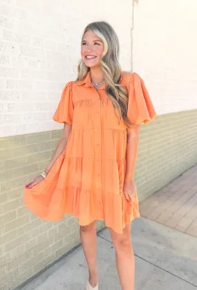 Apricot Serena Dress