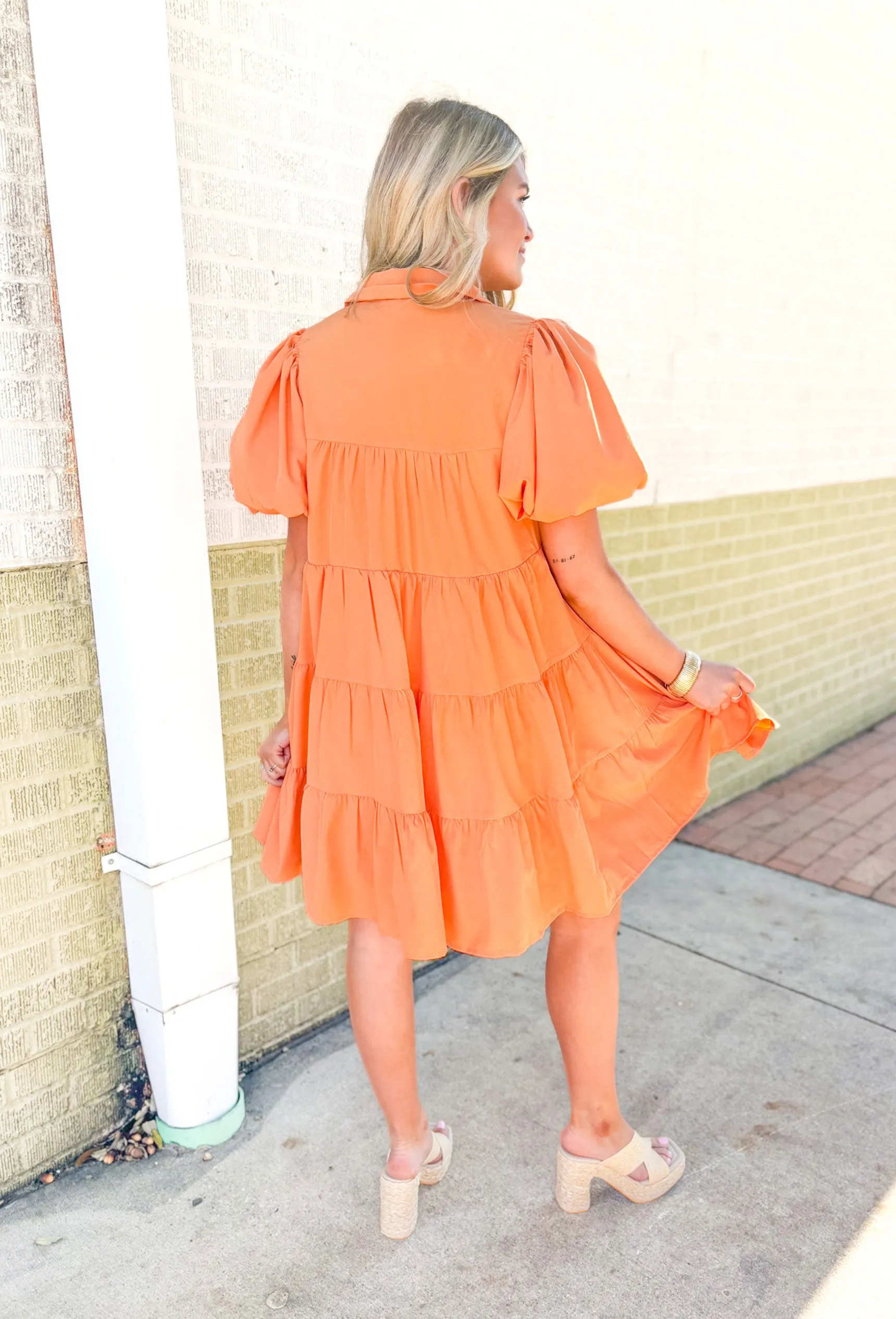 Apricot Serena Dress