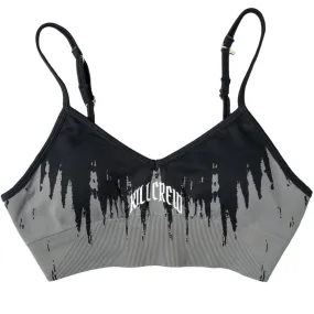 SHATTER SPORTS BRA - BLACK / GREY