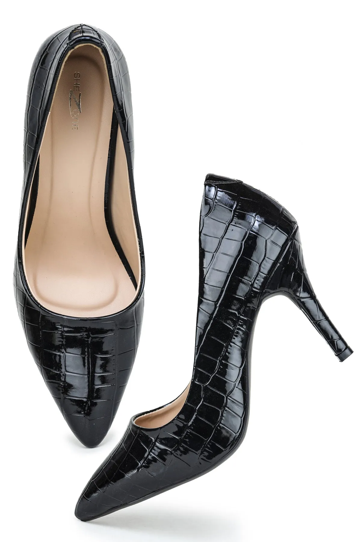 Shezone Black Women Heels