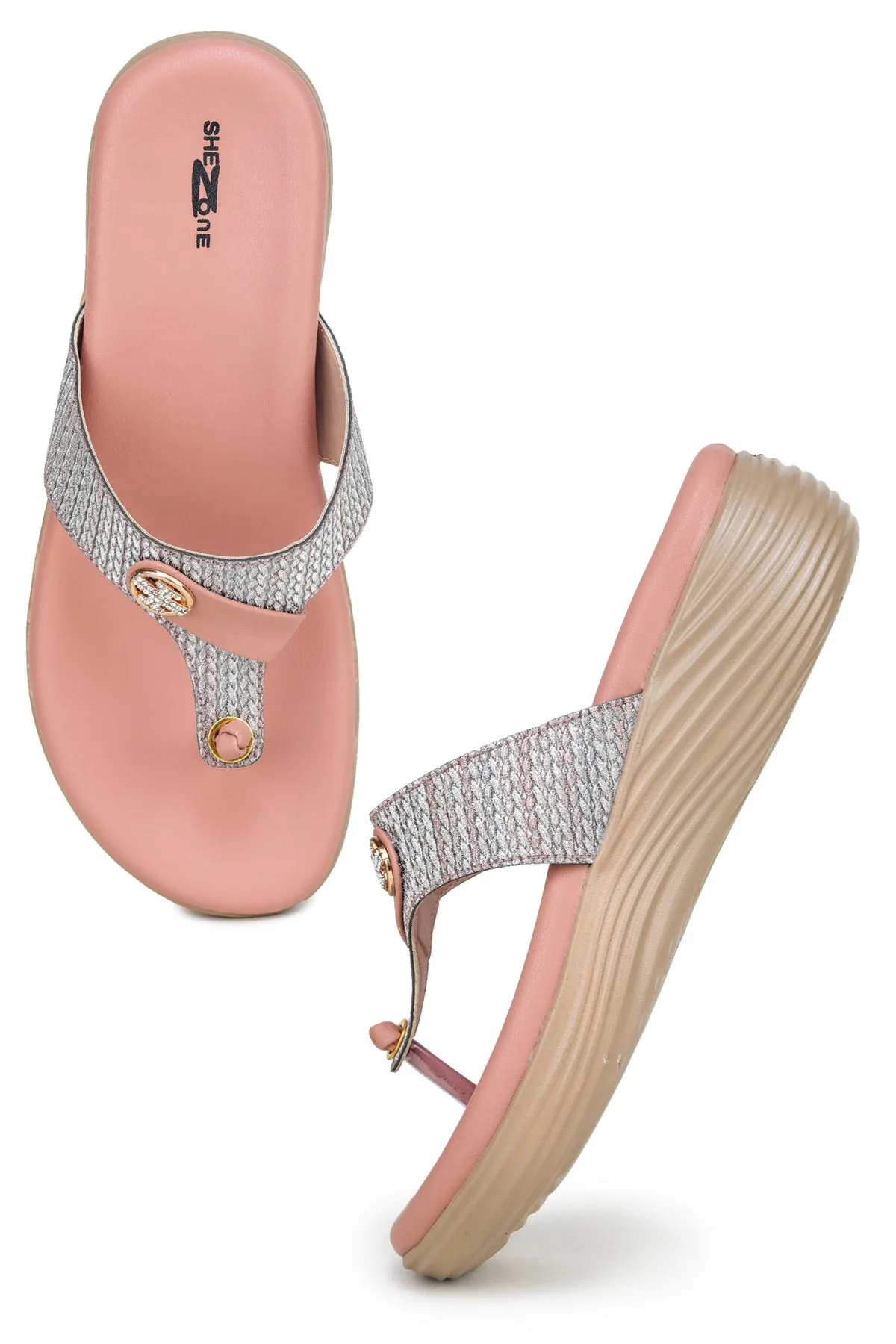 Shezone Peach Women Heels