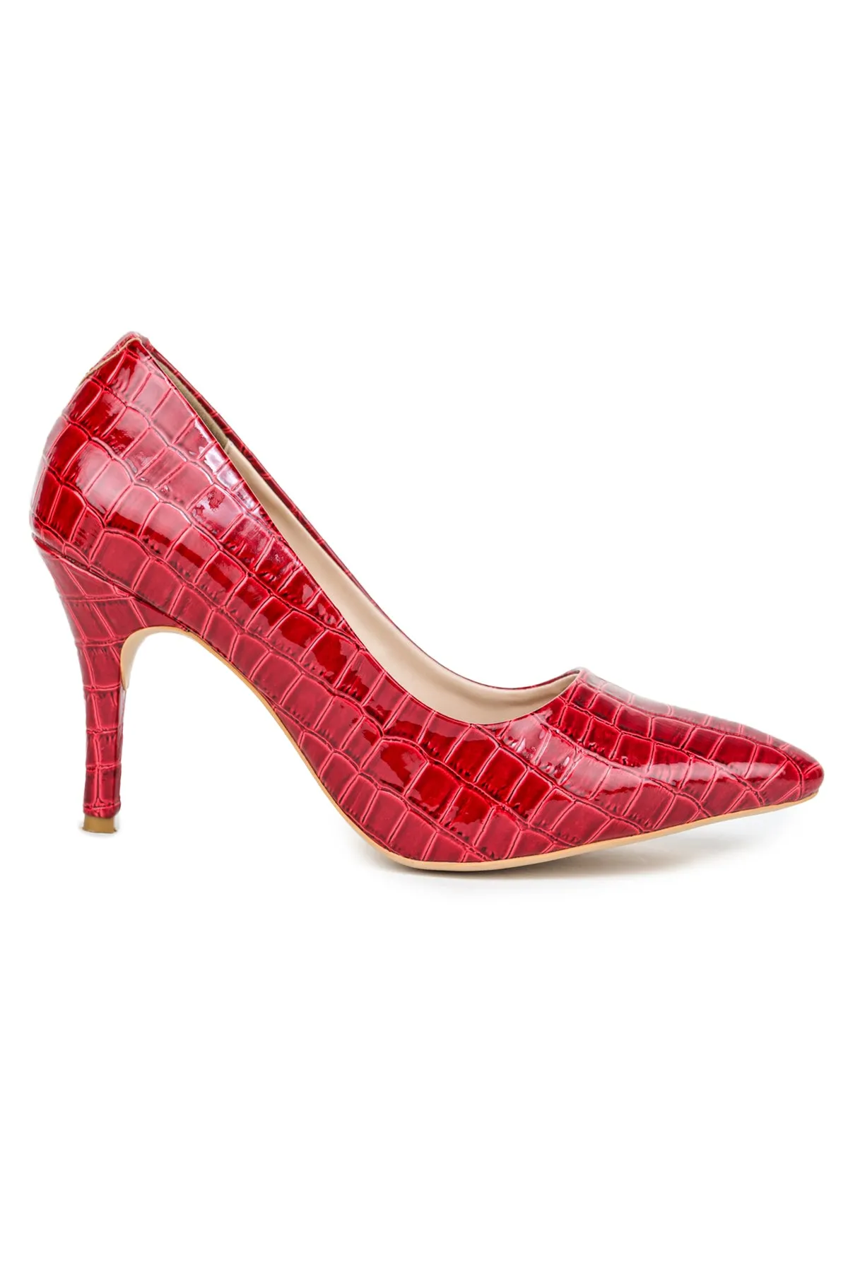 Shezone Red Women Heels