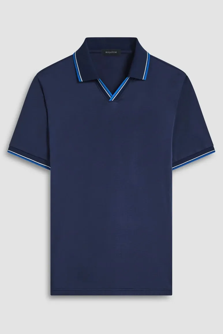 Short Sleeve Johnny Collar Polo