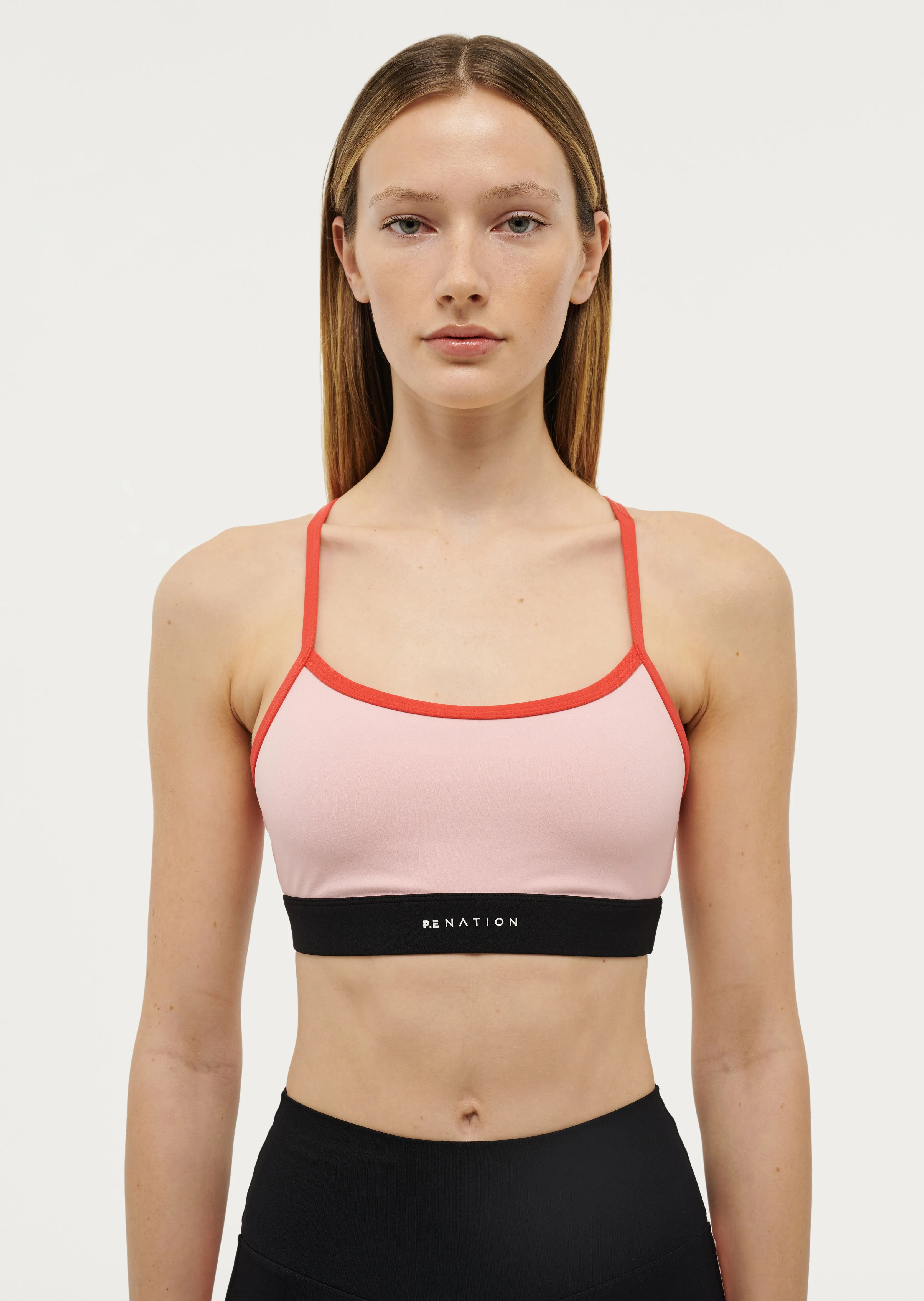 SIGNATURE SPORTS BRA IN CRYSTAL ROSE