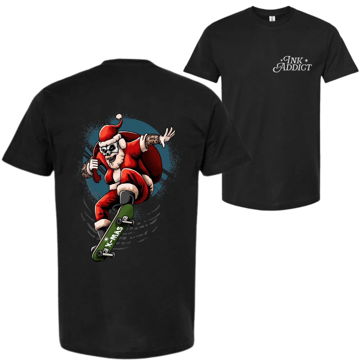 Skater Santa Men's Tee