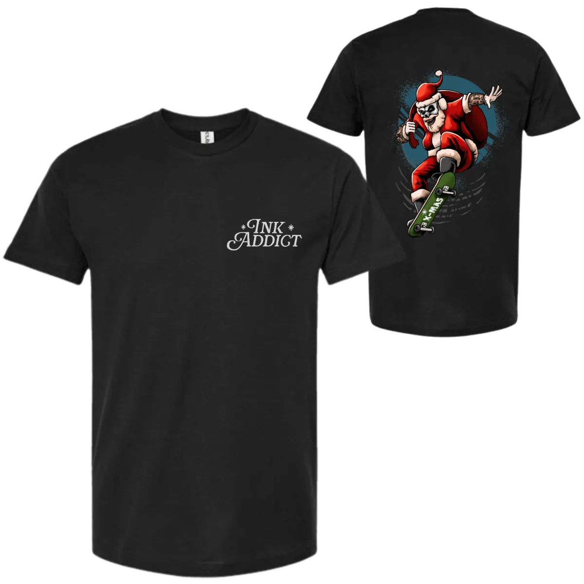 Skater Santa Men's Tee