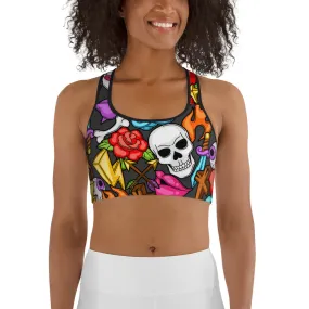 Skulls Sports Bra