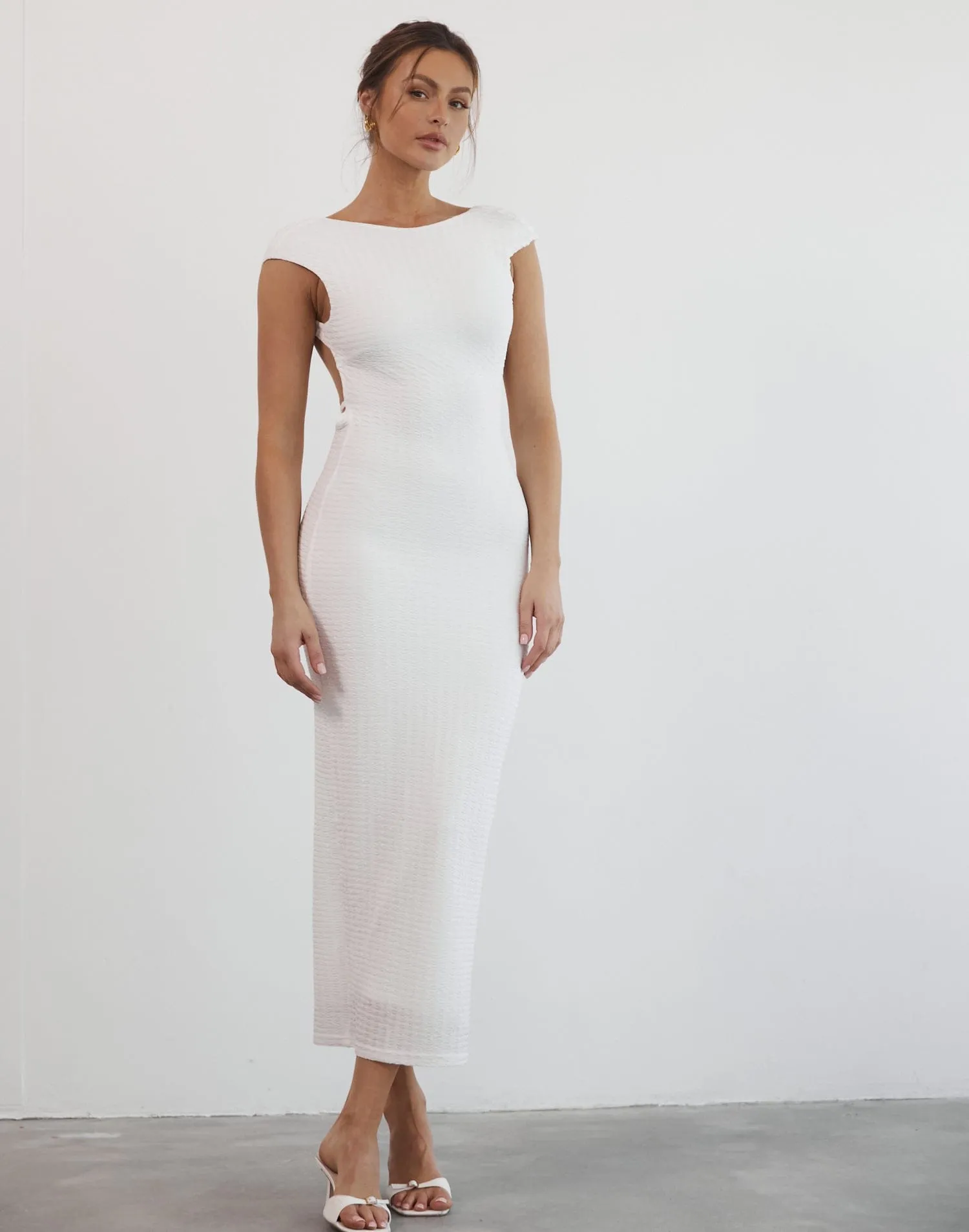 White Skylah Maxi Dress