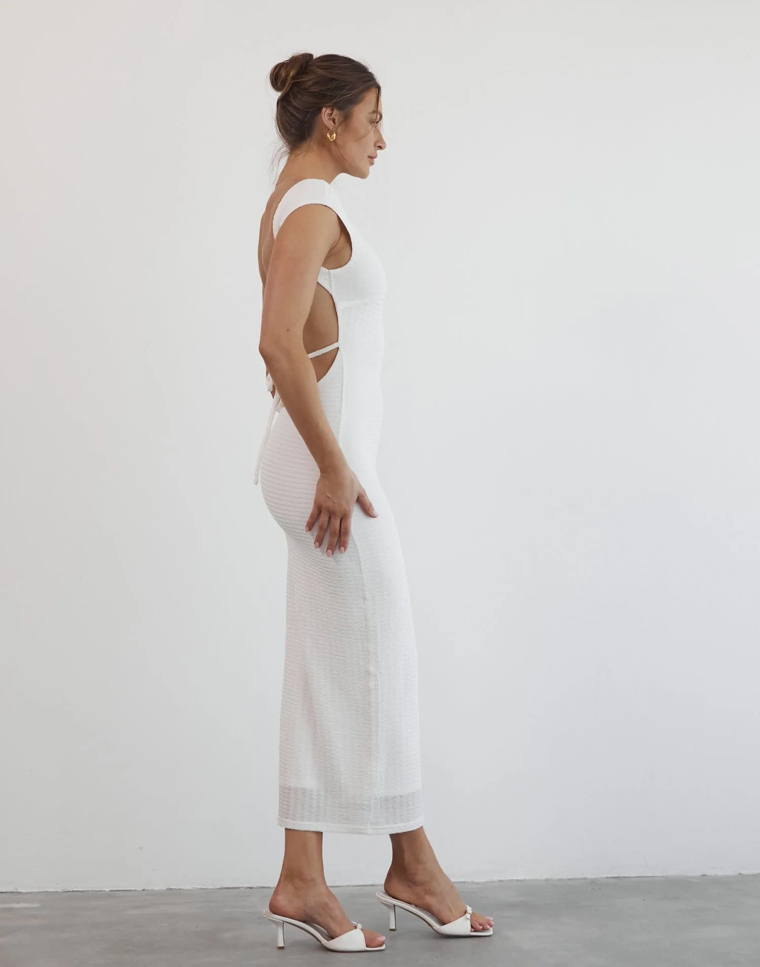 White Skylah Maxi Dress