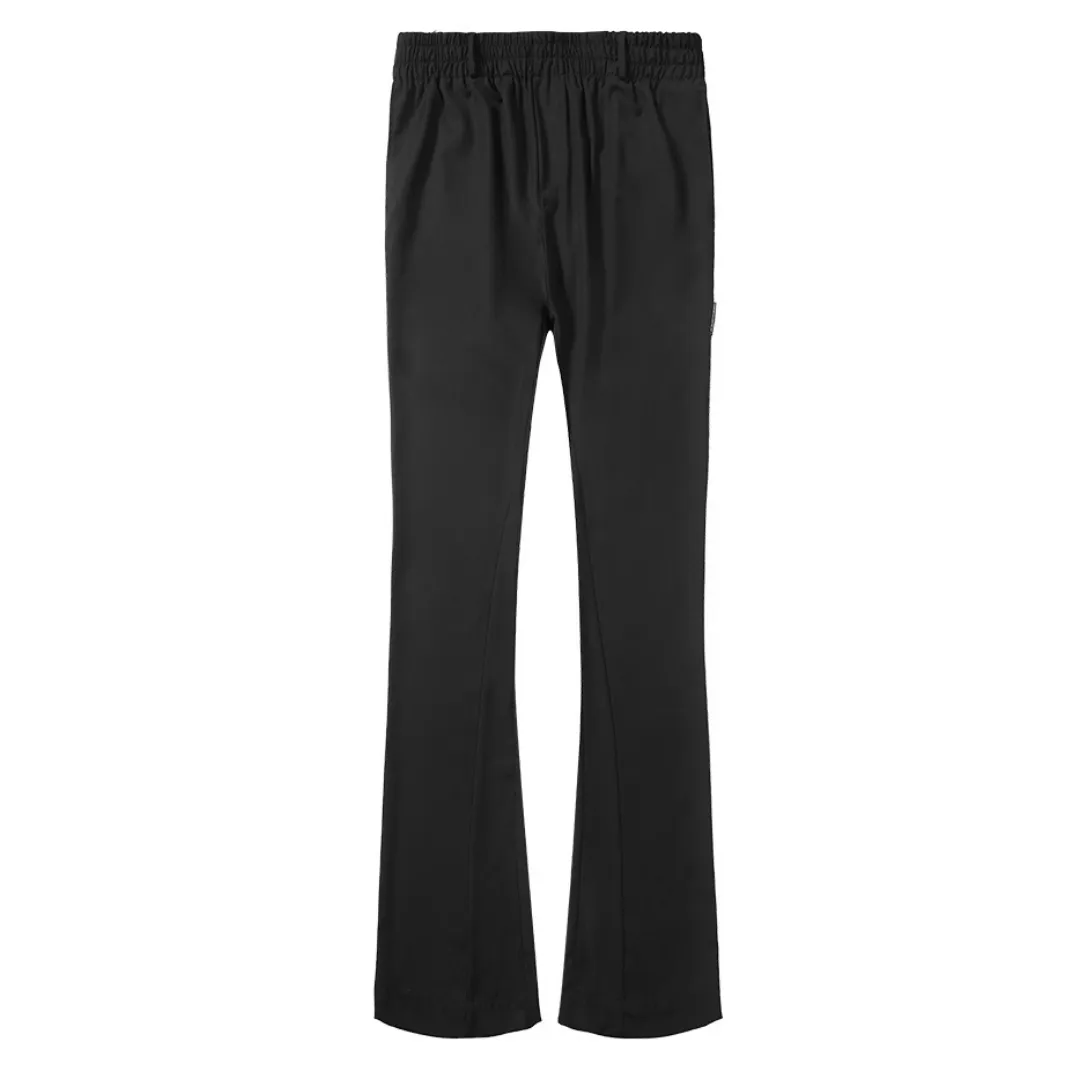 Slim Basic Flared Trousers