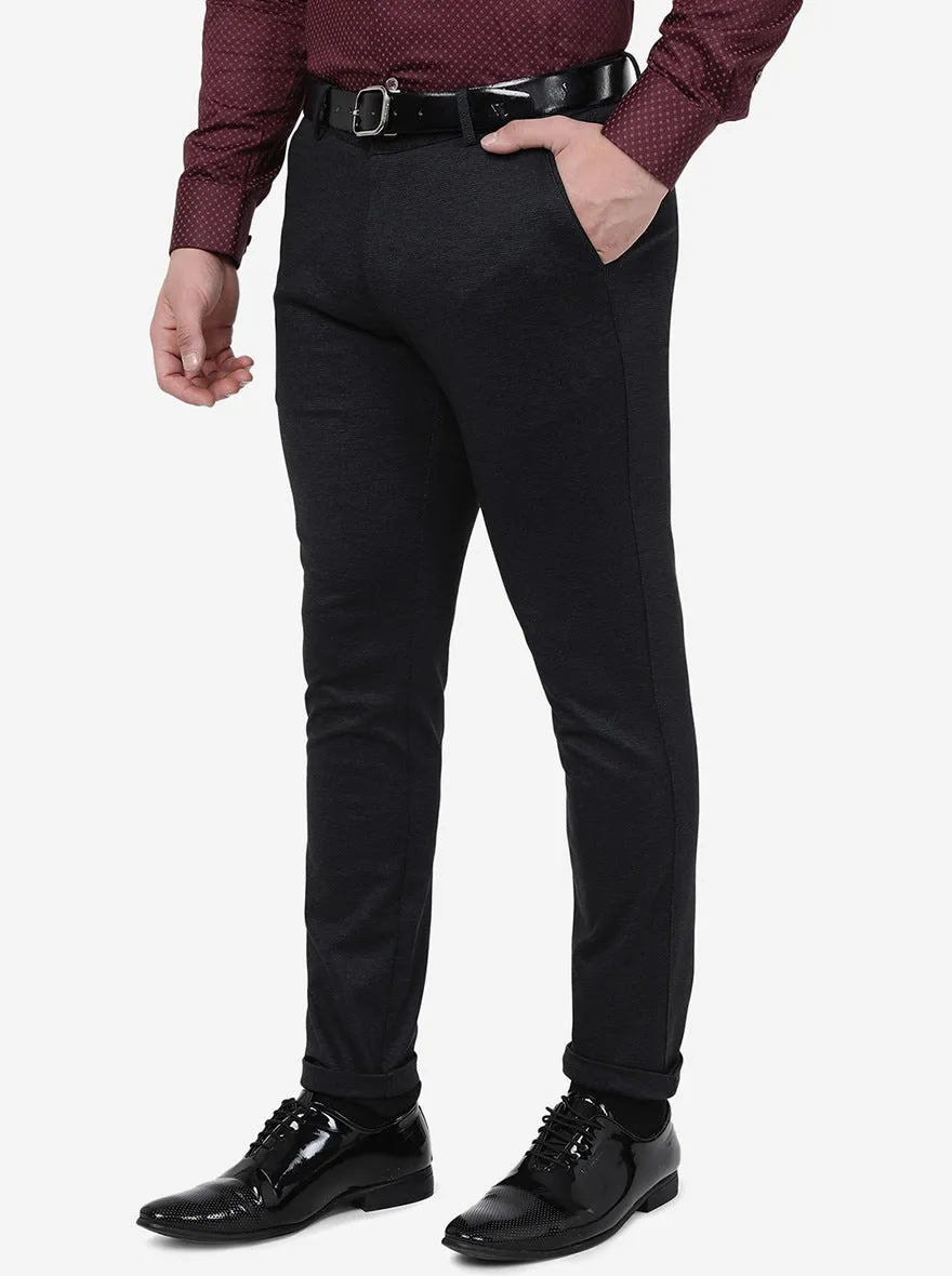 Slim Fit Black Trouser for Club Wear by JB Studio