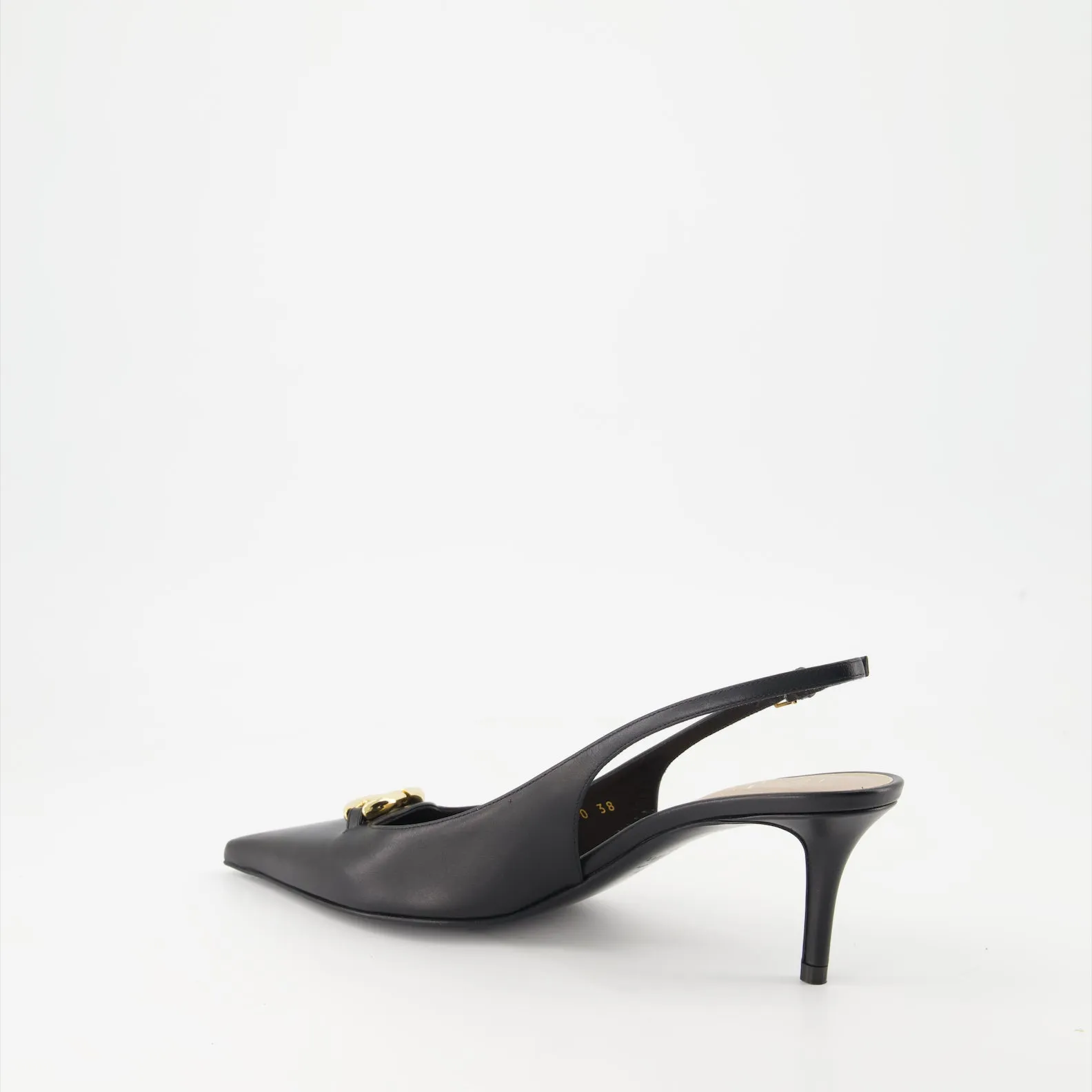 Smooth Leather VLogo The Bold Heels