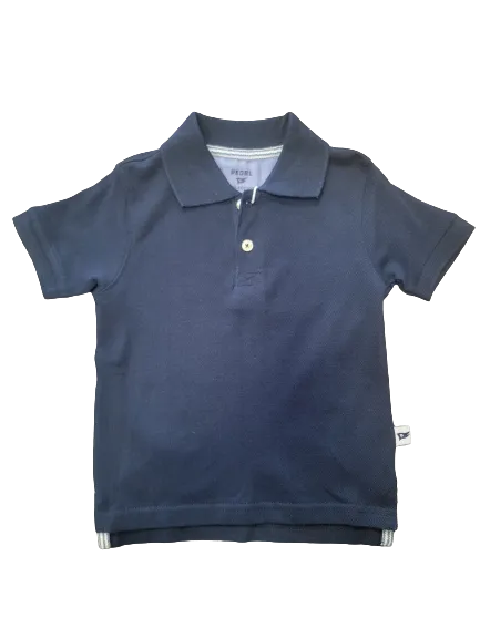 Solid Polo Shirt - Navy