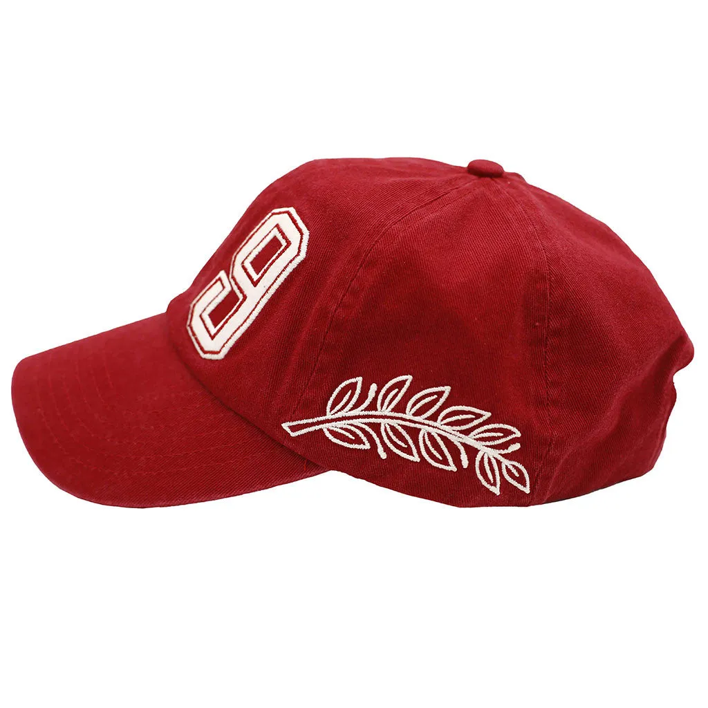 Spirit Embroidered Polo Hat Maroon