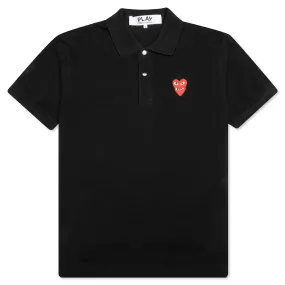 Black Heart Polo Shirt