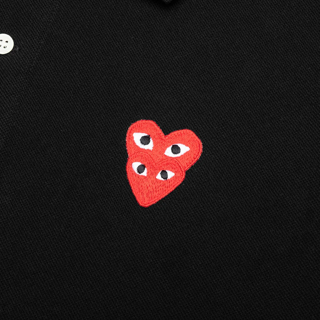 Black Heart Polo Shirt