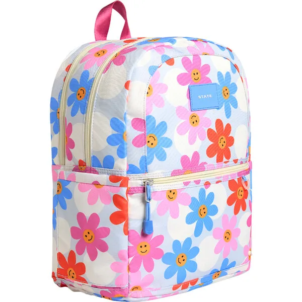 Kane Double Pocket Backpack with Daisies by STATE